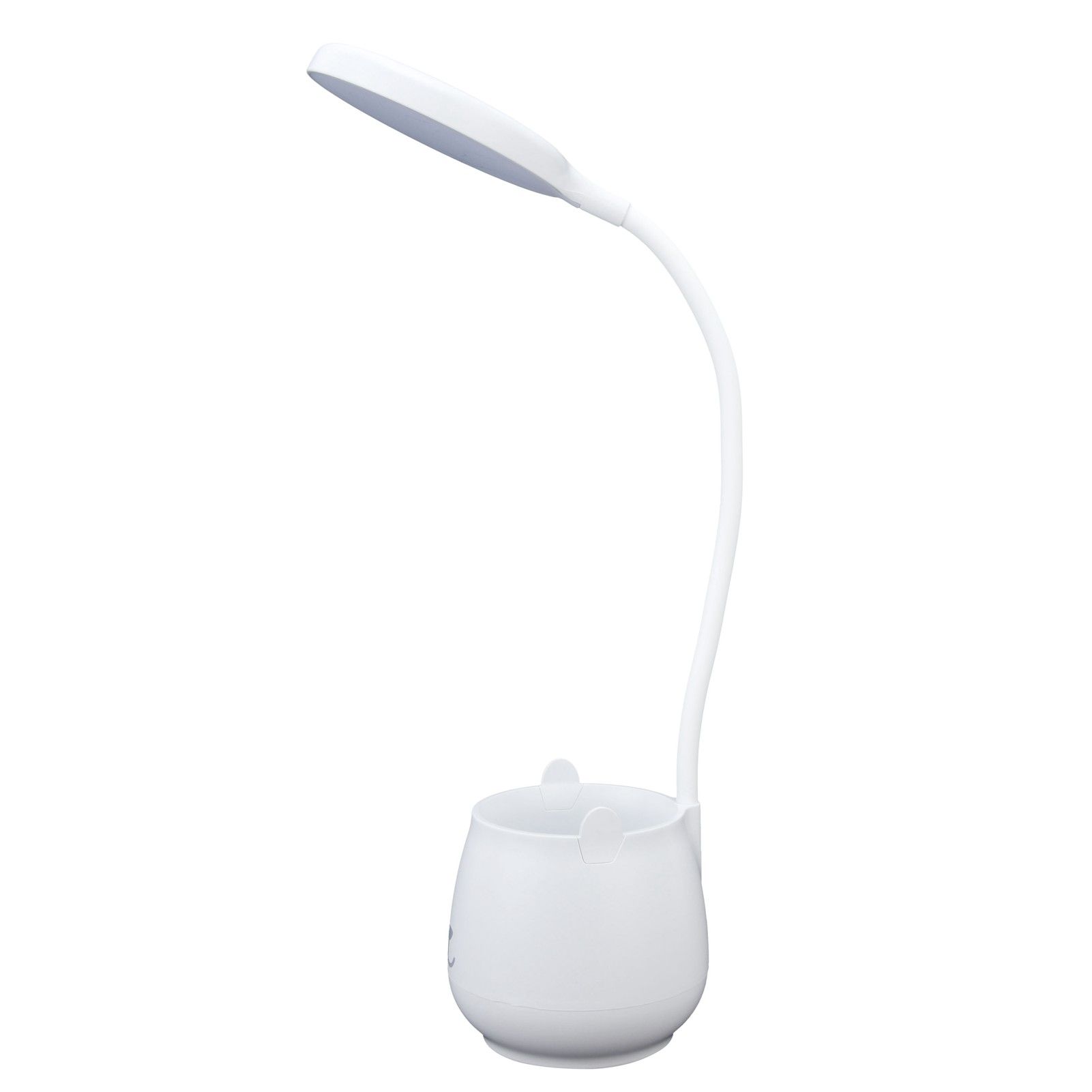 LED Desk Lamp Plastic Flexible Desk LED Light with Pen Holder for Table view 6