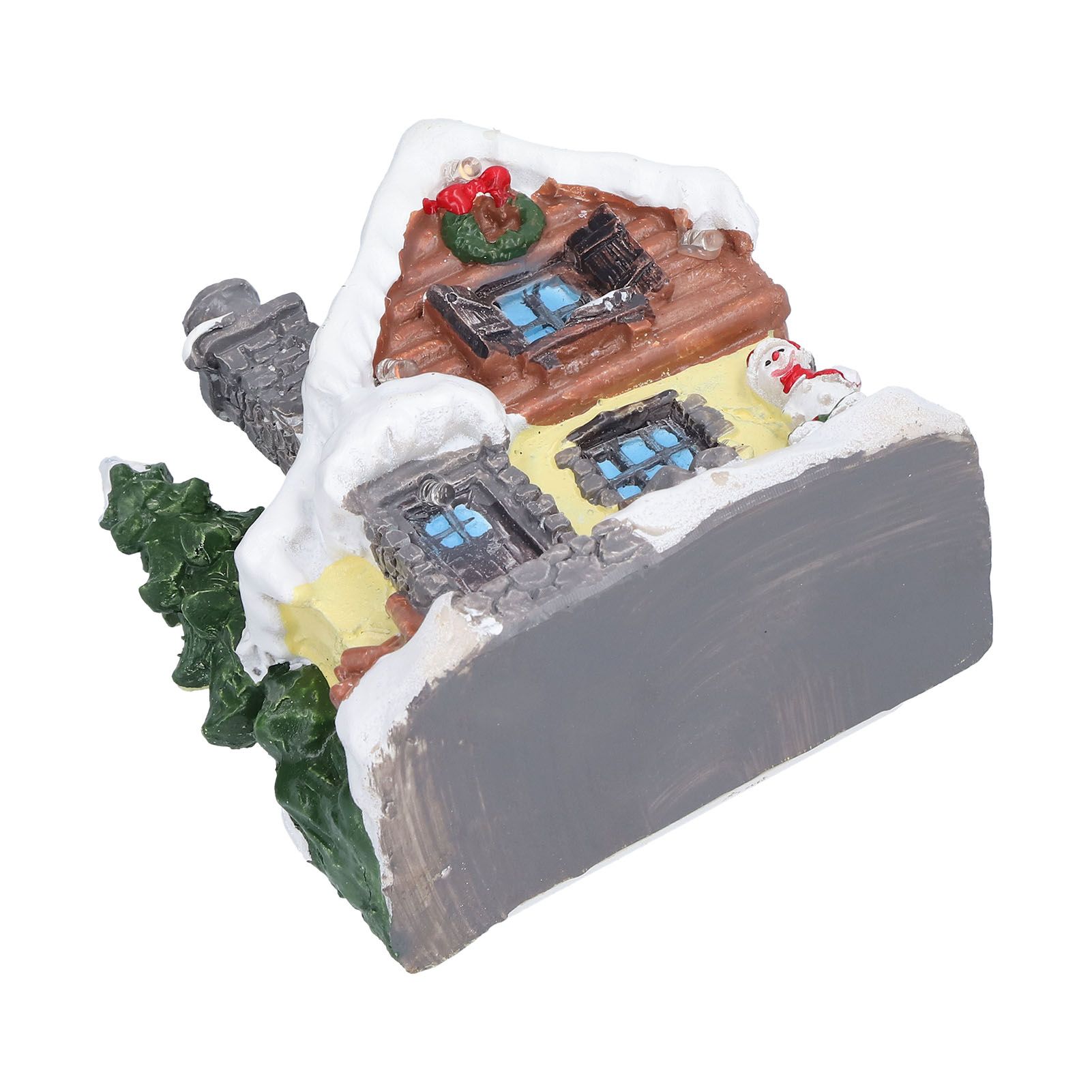 Winter Snow Christmas Houses Miniature Indoor Village Building Santa Houses view 7