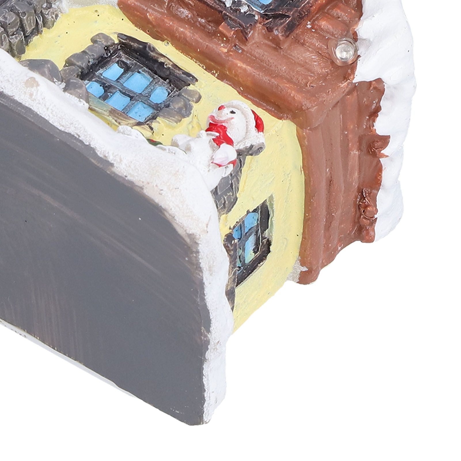 Winter Snow Christmas Houses Miniature Indoor Village Building Santa Houses view 15