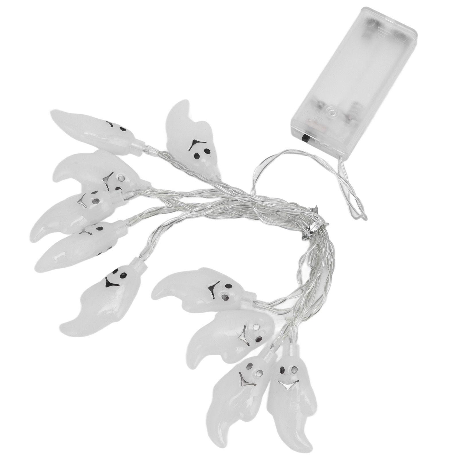 Halloween String Lights 10LED Battery Powered Decorative Ghost String Lamps view 4