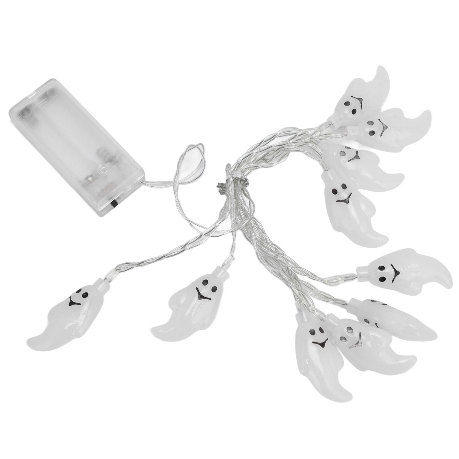 Halloween String Lights 10LED Battery Powered Decorative Ghost String Lamps view 7