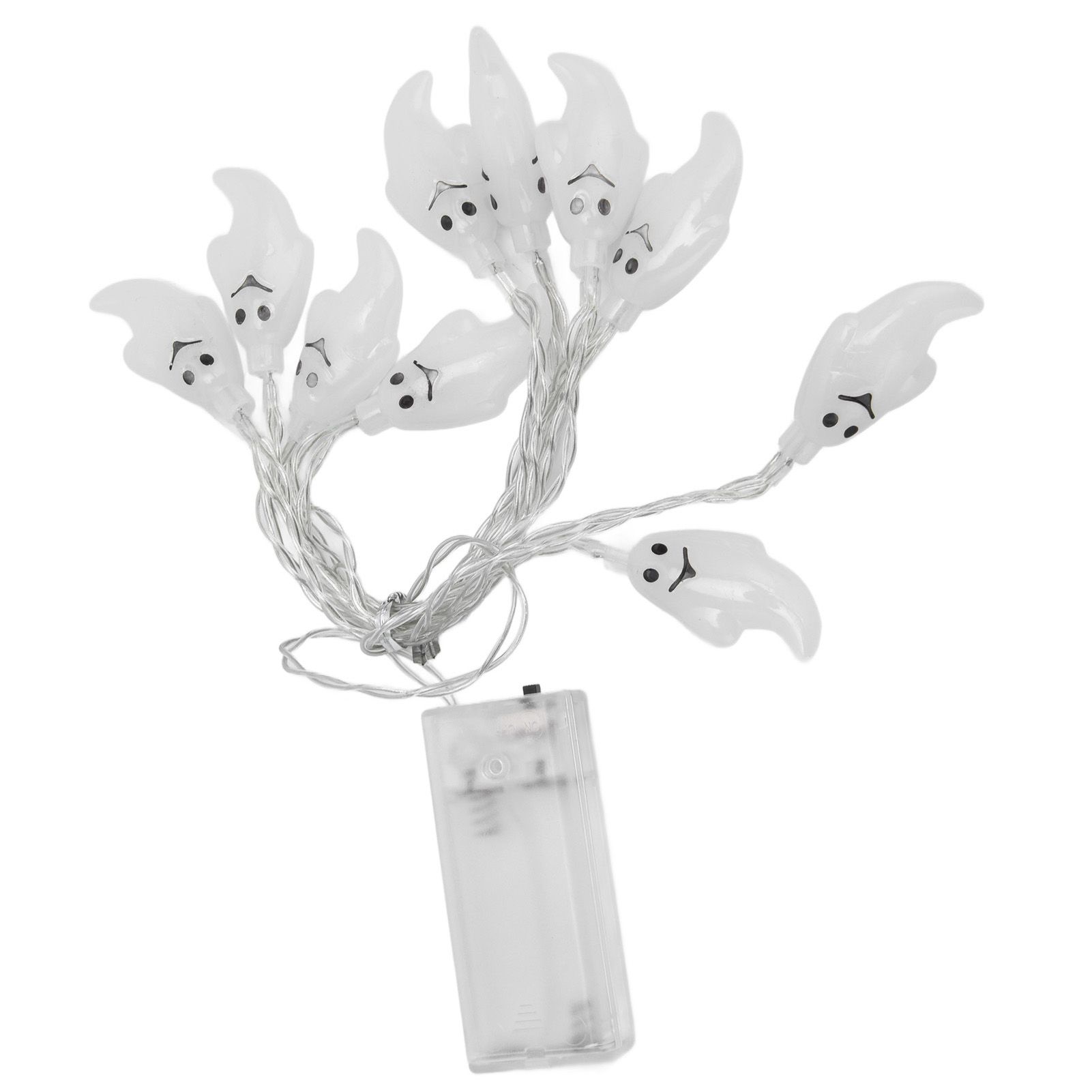 Halloween String Lights 10LED Battery Powered Decorative Ghost String Lamps view 10