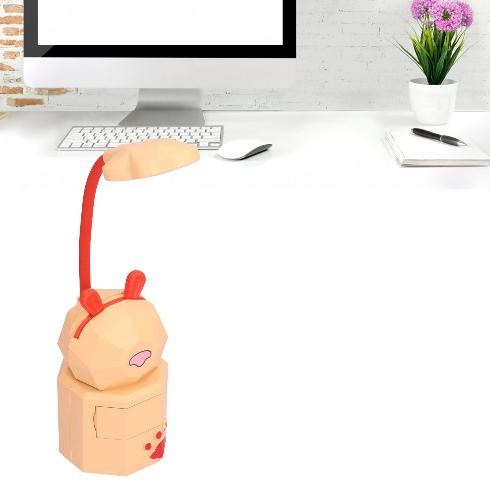 LED Desk Lamp Cartoon Desk Light USB Charging Warm White Light Easy to Operate view 12