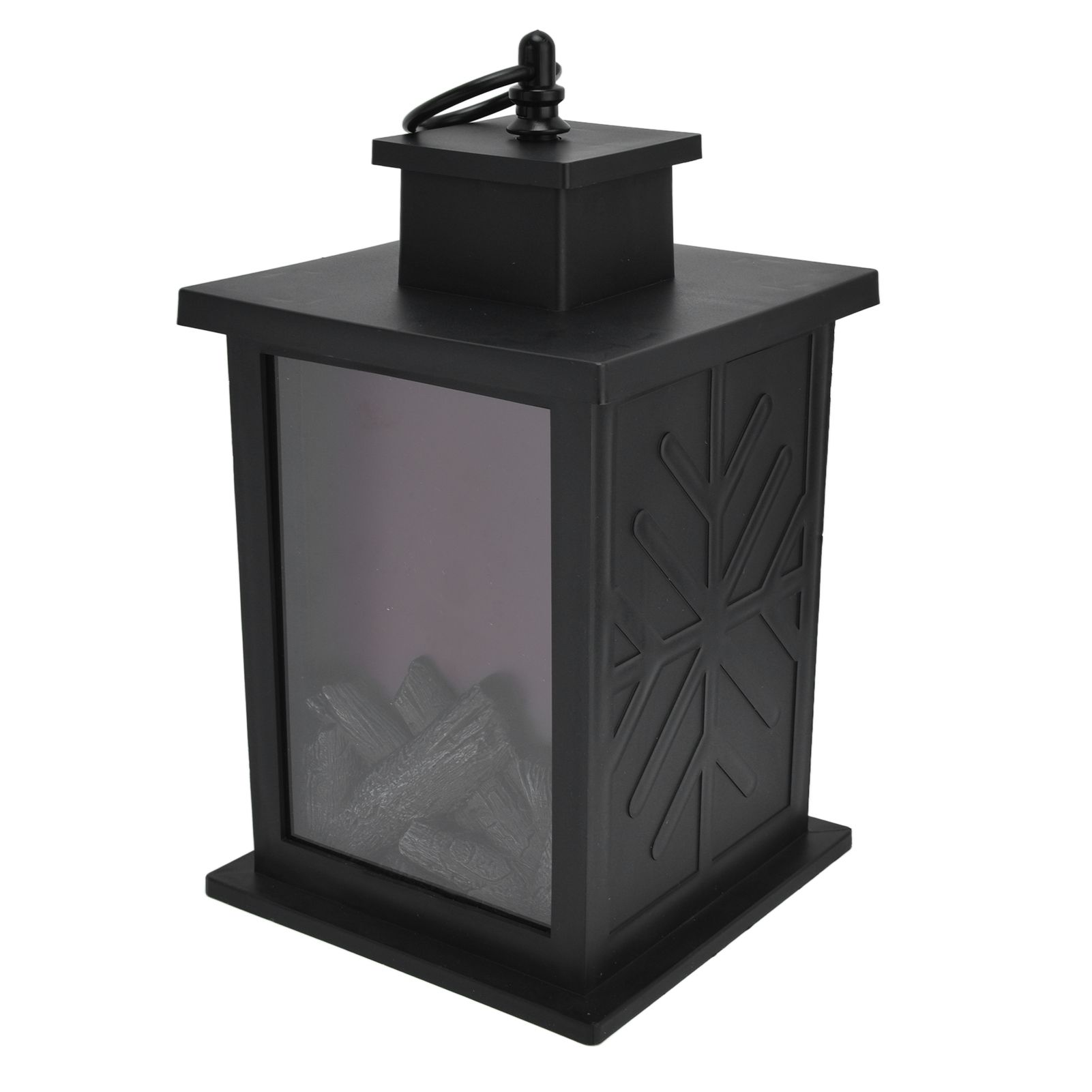 Fireplace Lantern LED Portable Hanging Handle Simulation Decoration Survival view 3