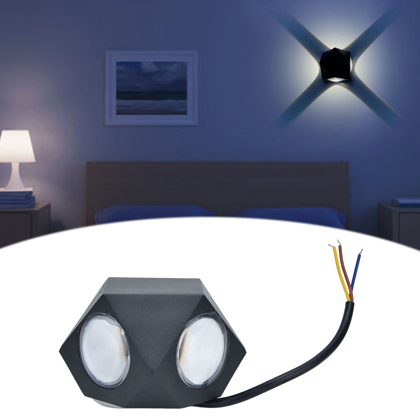 LED Wall Light 12W Aluminum Wall Lamp Corridor Decorative Wall Lamp for Living view 11