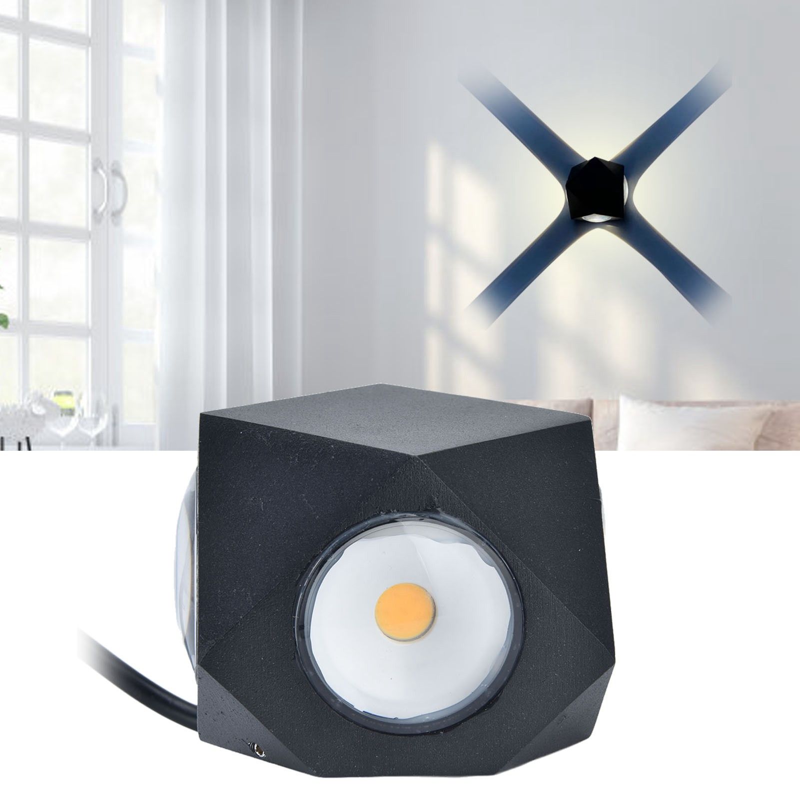LED Wall Light 12W Aluminum Wall Lamp Corridor Decorative Wall Lamp for Living view 12