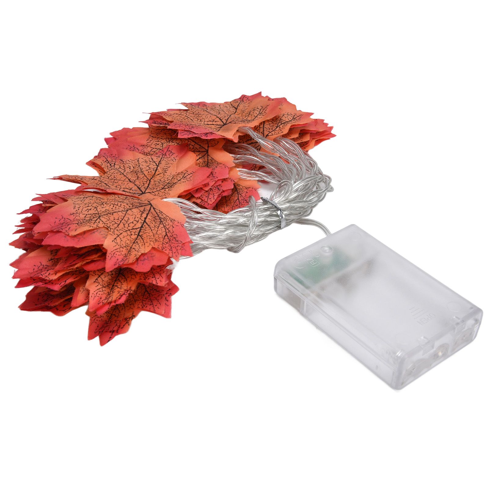 Maple Leaves String Lights LED Fall Lighted Garland Thanksgiving Decorations view 10