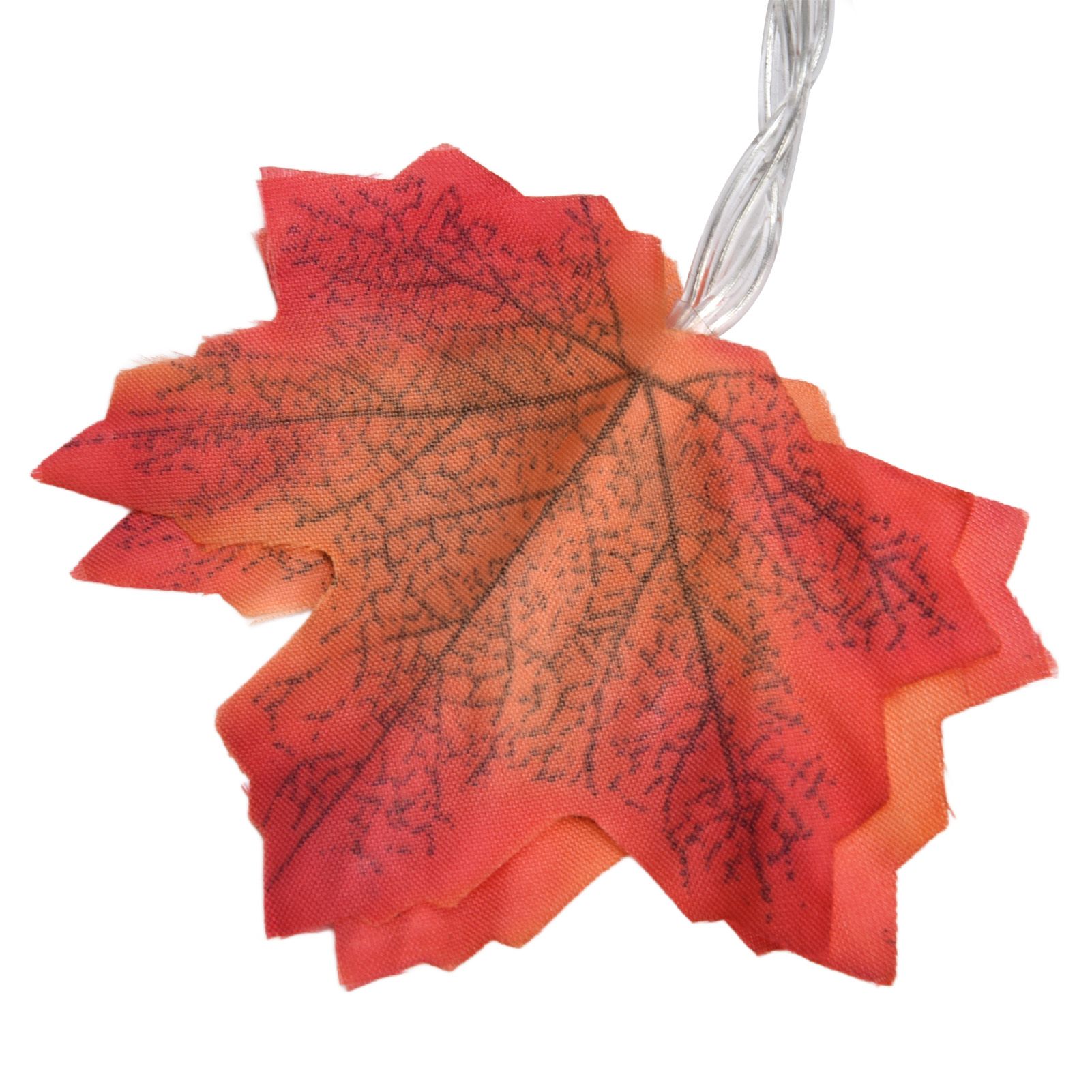 Maple Leaves String Lights LED Fall Lighted Garland Thanksgiving Decorations view 14