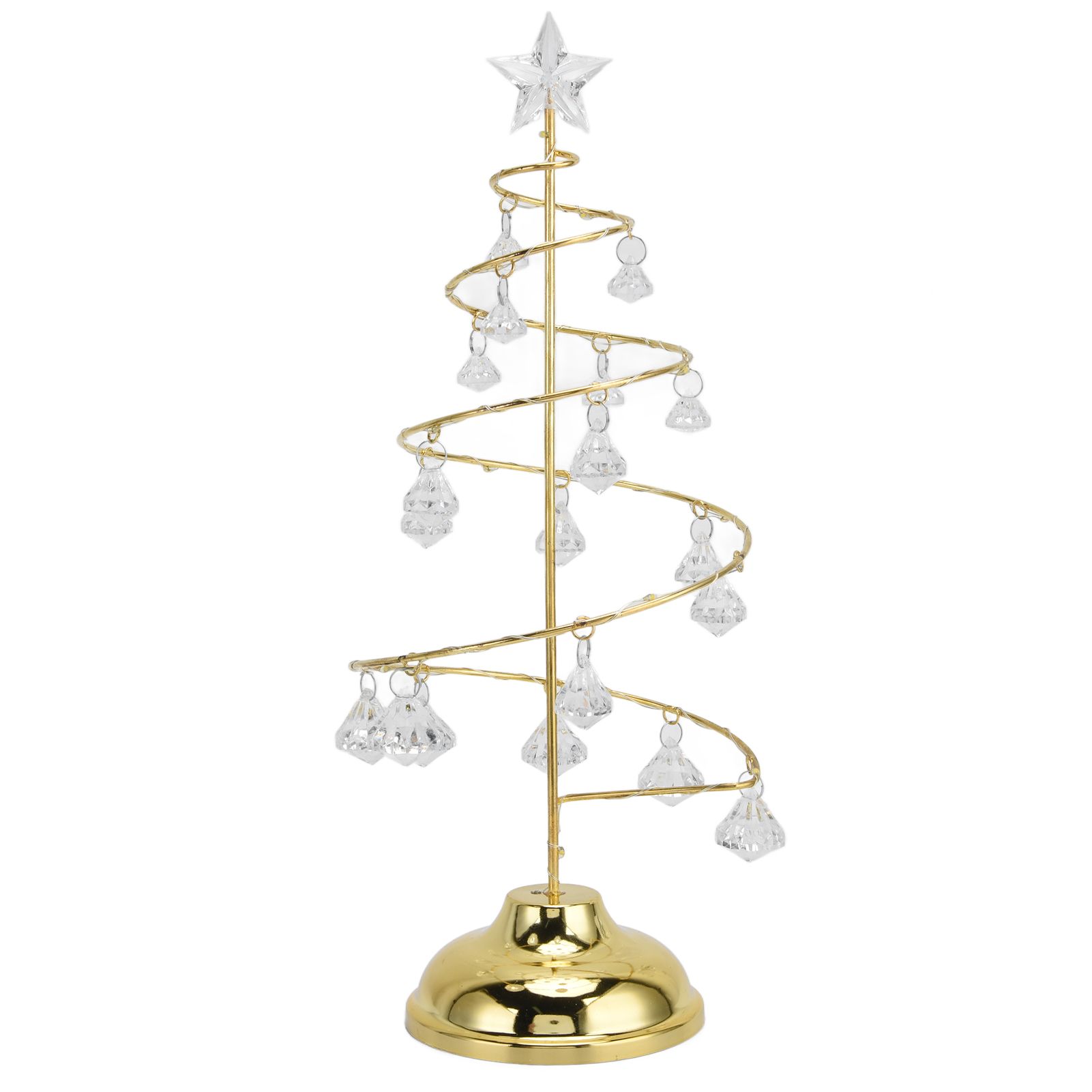 Christmas Tree Crystal Table Light LED Christmas Tree Table Lamp for Bedroom — image 1