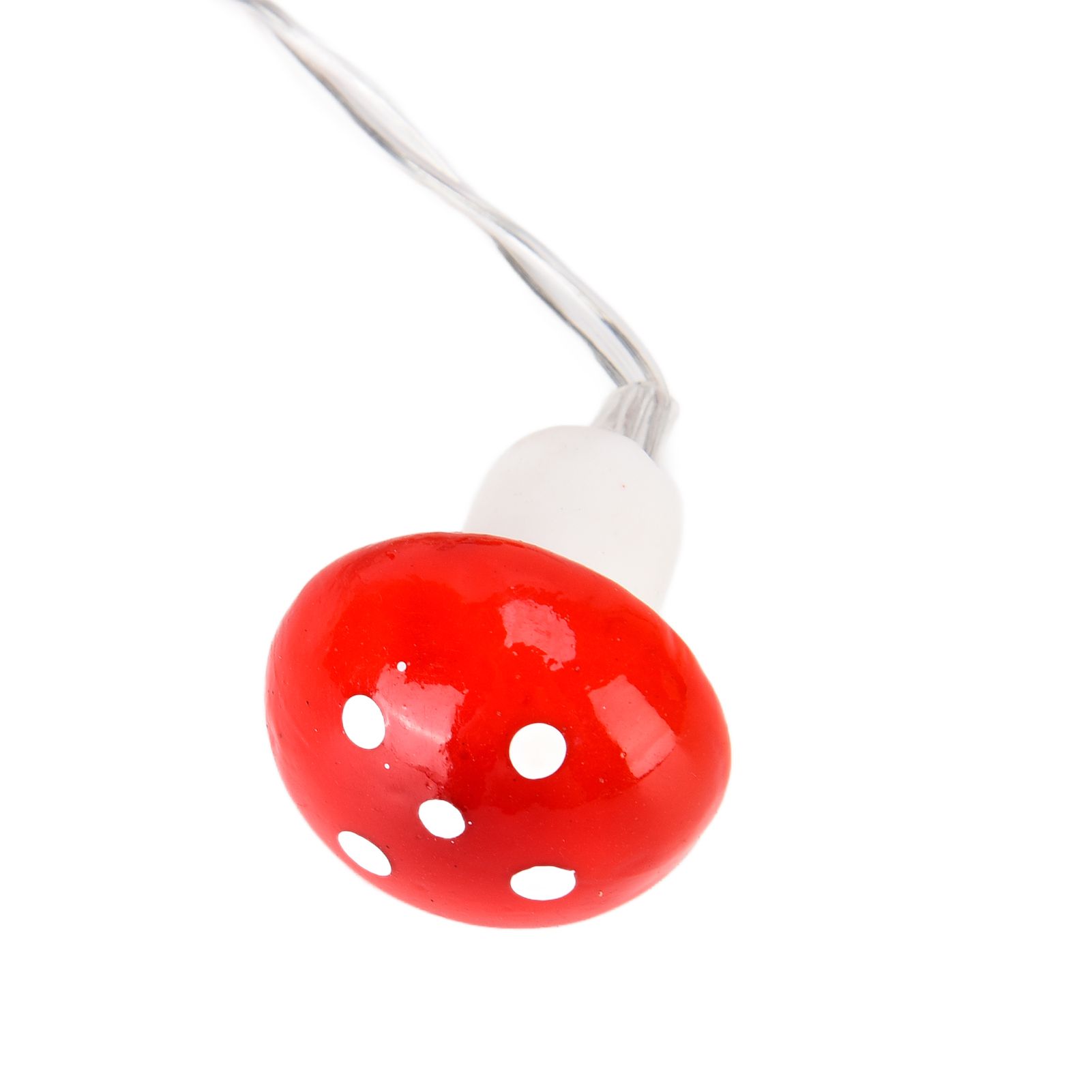 LED Light String 7.2ft 20 Red Muschroom Dedor LED String Light for Christmas view 14