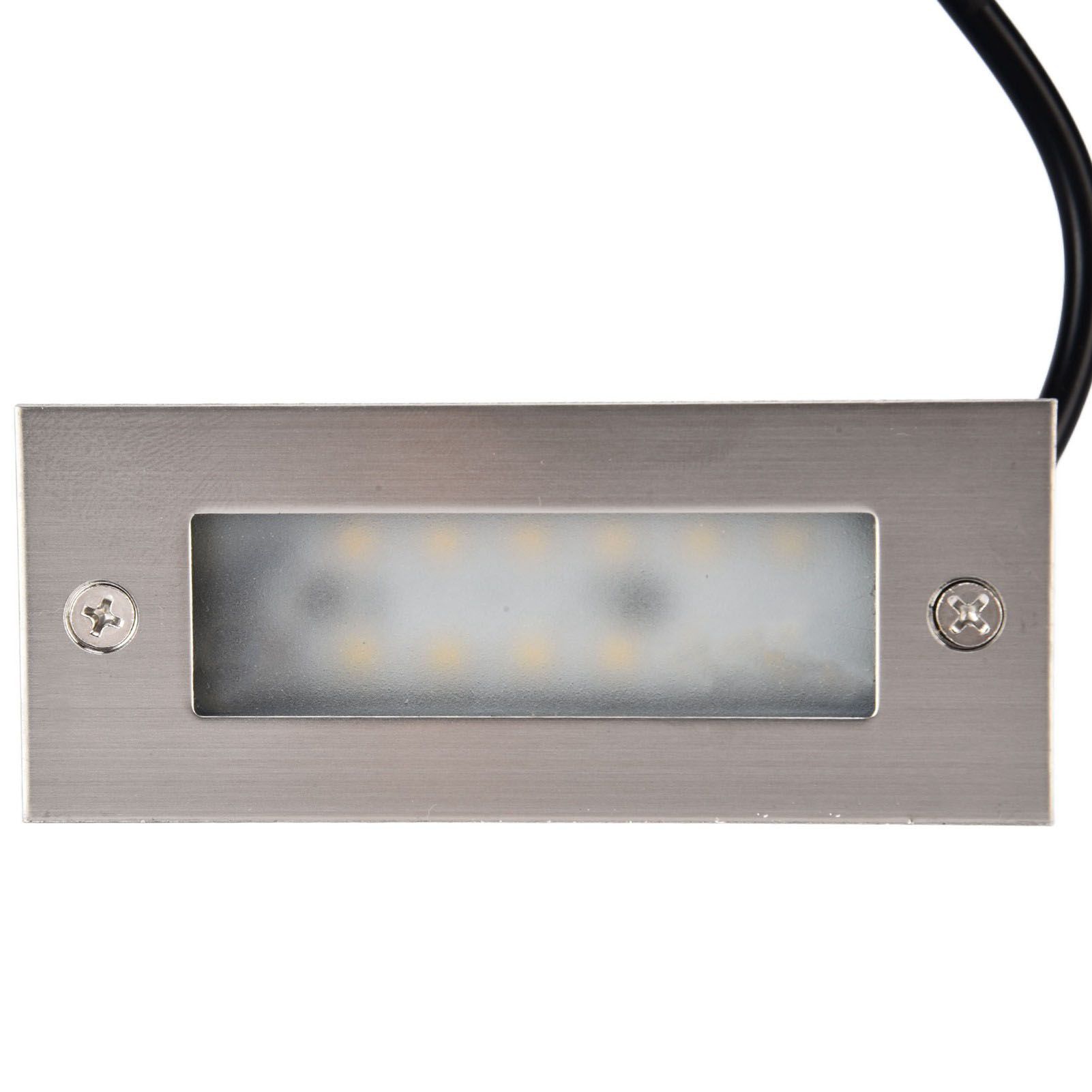Step Lights Waterproof Stainless Steel Rectangle Landscape Staircase Lights view 4