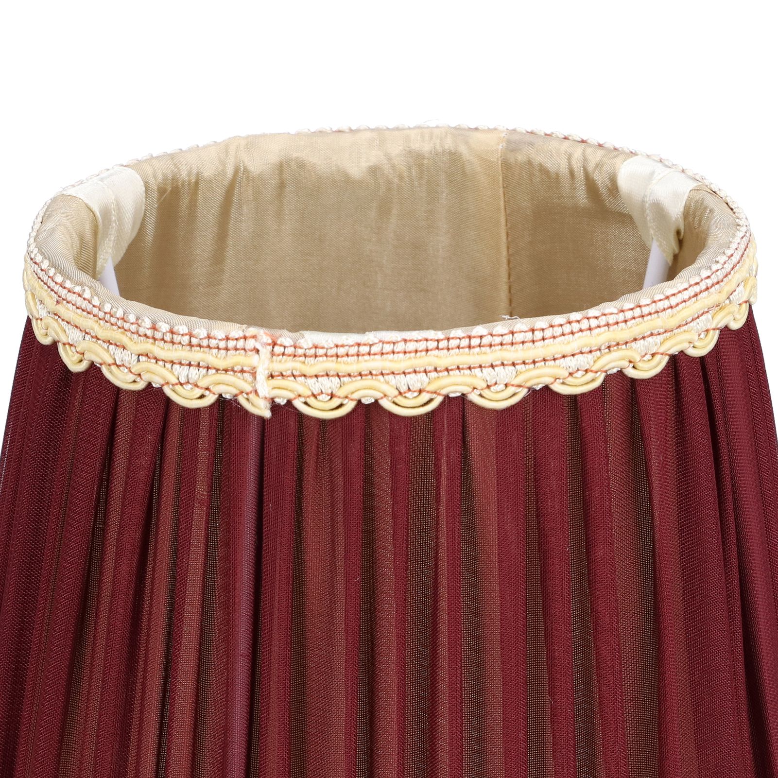 3pcs E14 Fabric Lamp Shade Wine Red Modern Clip On Lampshade for Home Wall view 13