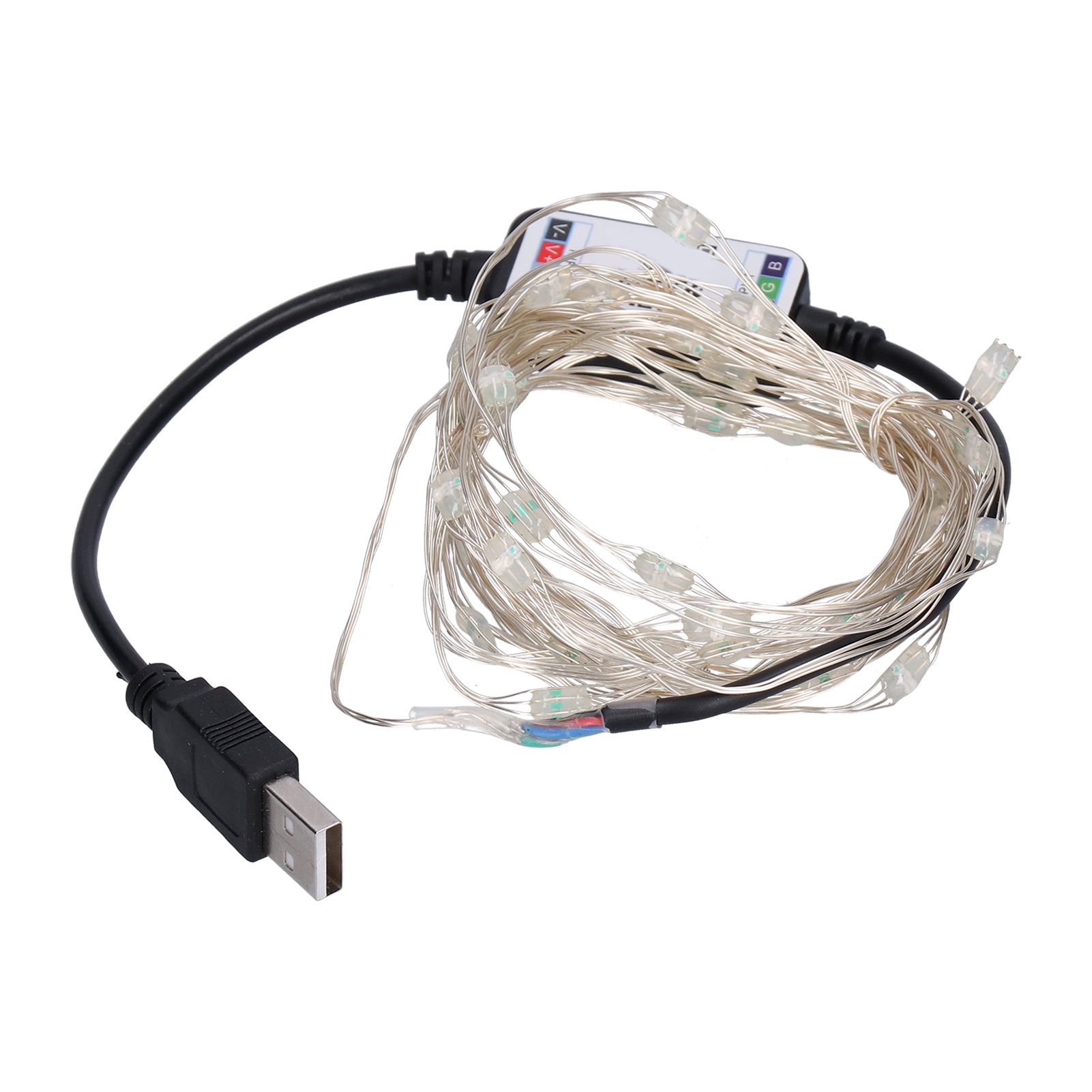 String Lights USB LED Colorful RGB Waterproof Copper Wire Music Light String view 2