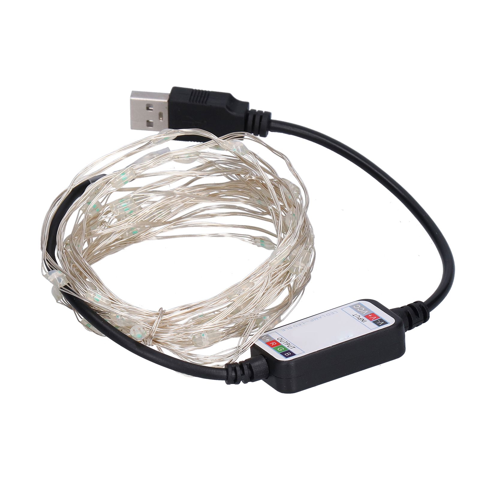 String Lights USB LED Colorful RGB Waterproof Copper Wire Music Light String view 4