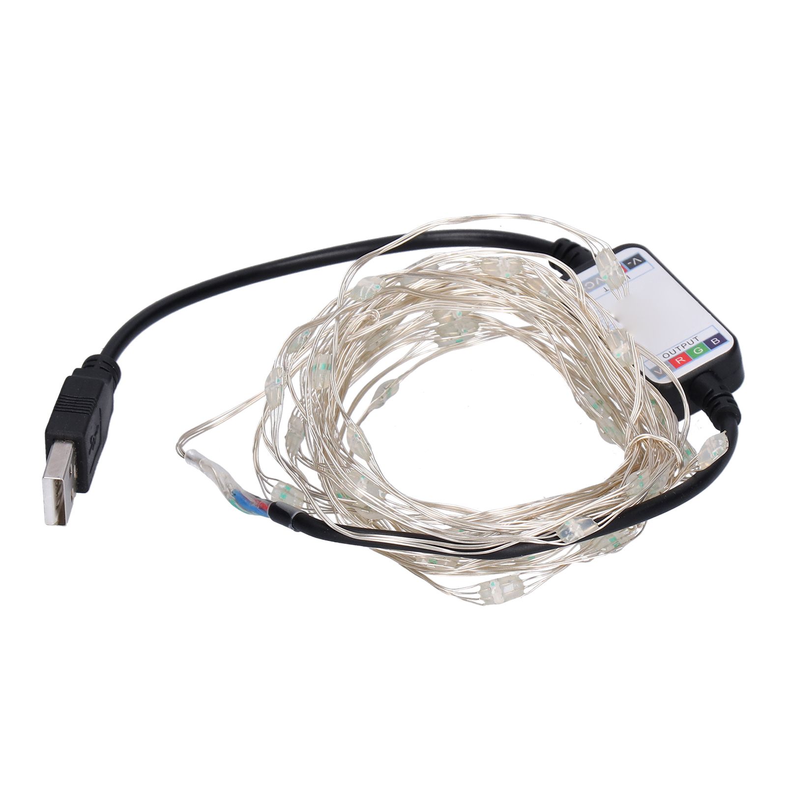 String Lights USB LED Colorful RGB Waterproof Copper Wire Music Light String view 5