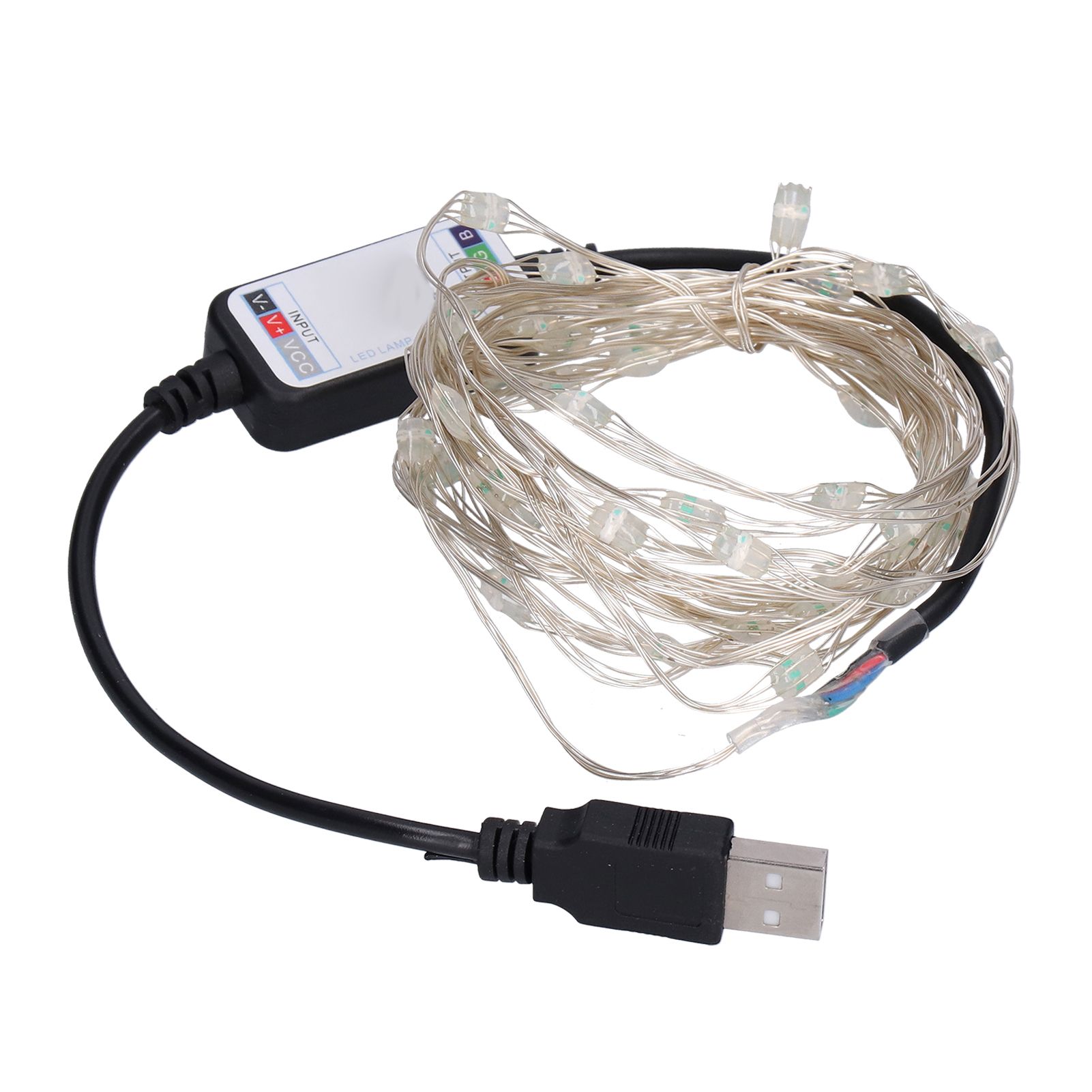 String Lights USB LED Colorful RGB Waterproof Copper Wire Music Light String view 7