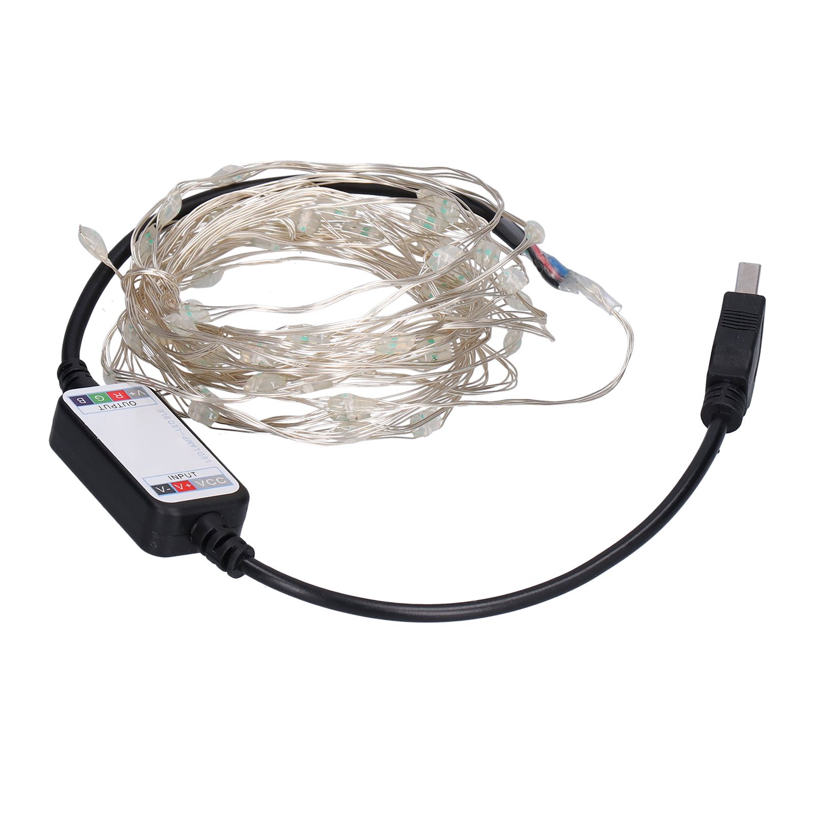 String Lights USB LED Colorful RGB Waterproof Copper Wire Music Light String view 8