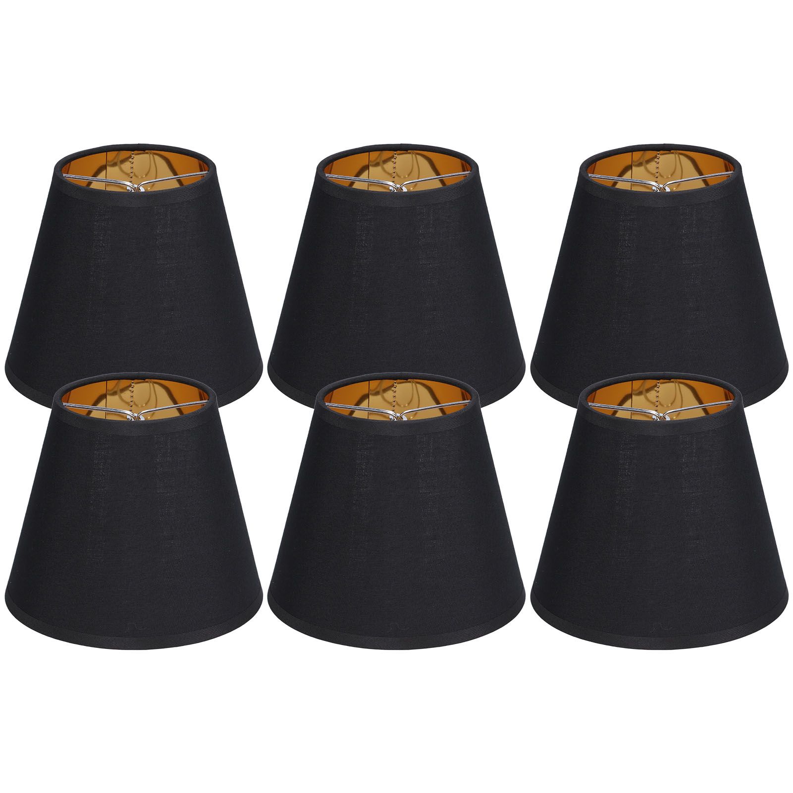 6pcs Lamp Shades Fabric Exquisite Fashion Decorative Chandelier Shades for