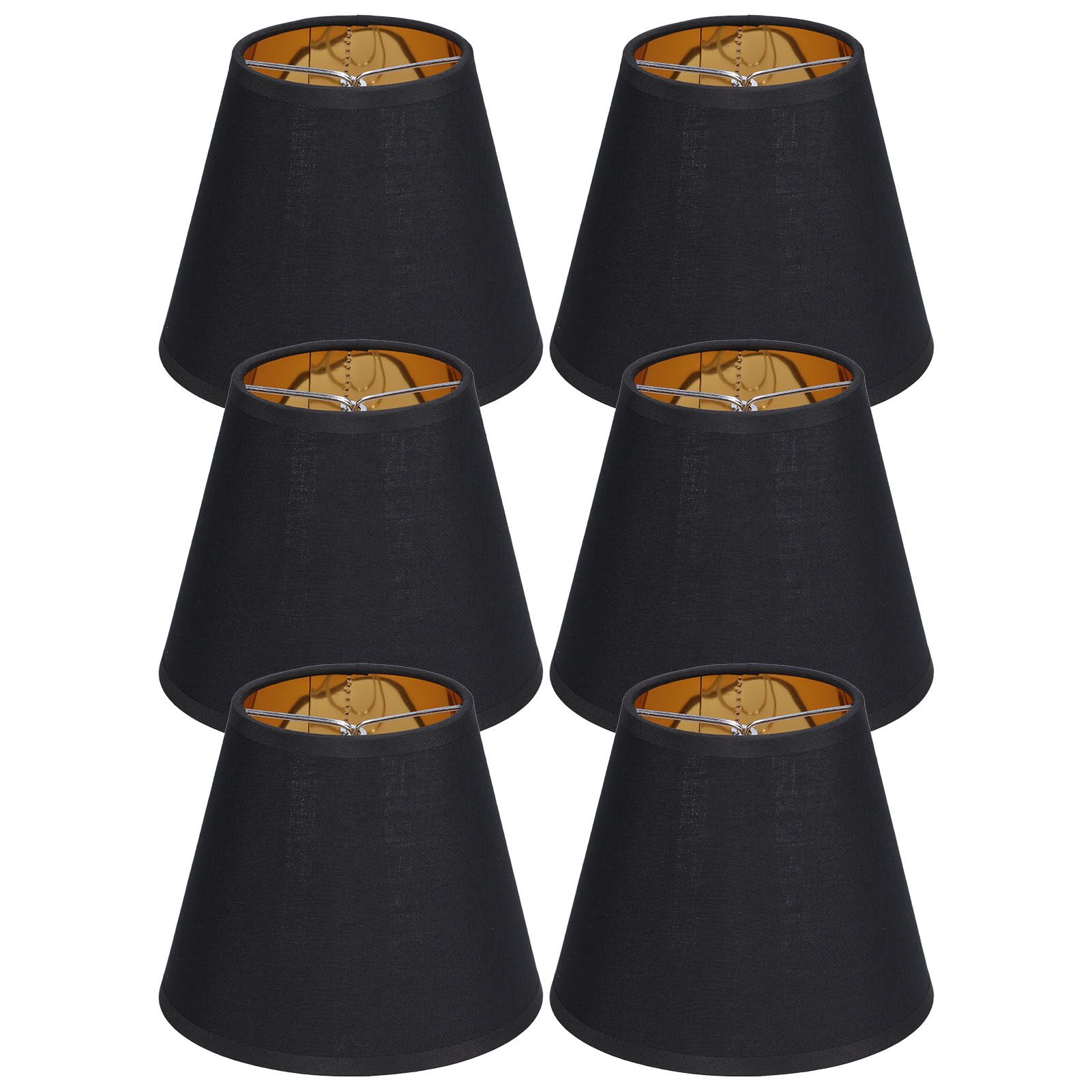 6pcs Lamp Shades Fabric Exquisite Fashion Decorative Chandelier Shades for view 2