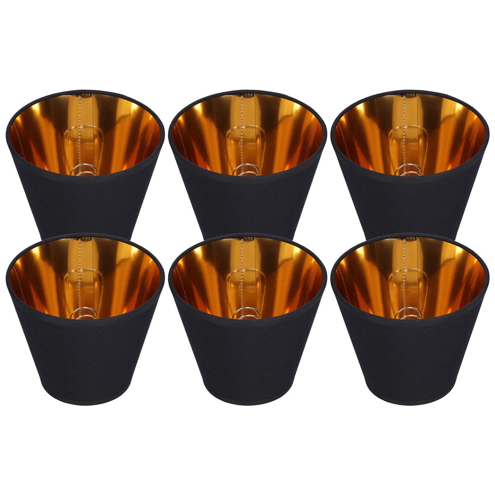 6pcs Lamp Shades Fabric Exquisite Fashion Decorative Chandelier Shades for view 3