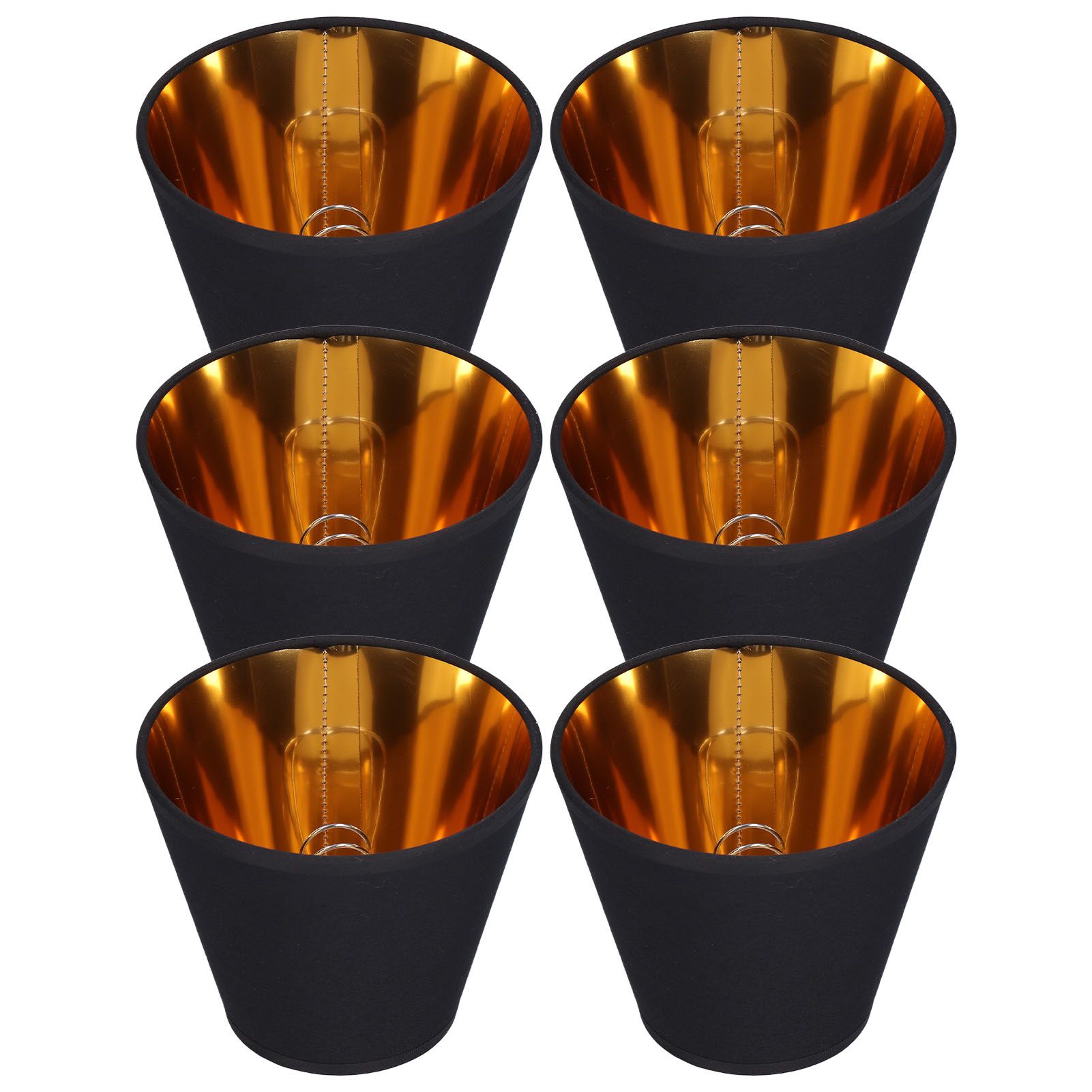 6pcs Lamp Shades Fabric Exquisite Fashion Decorative Chandelier Shades for view 4