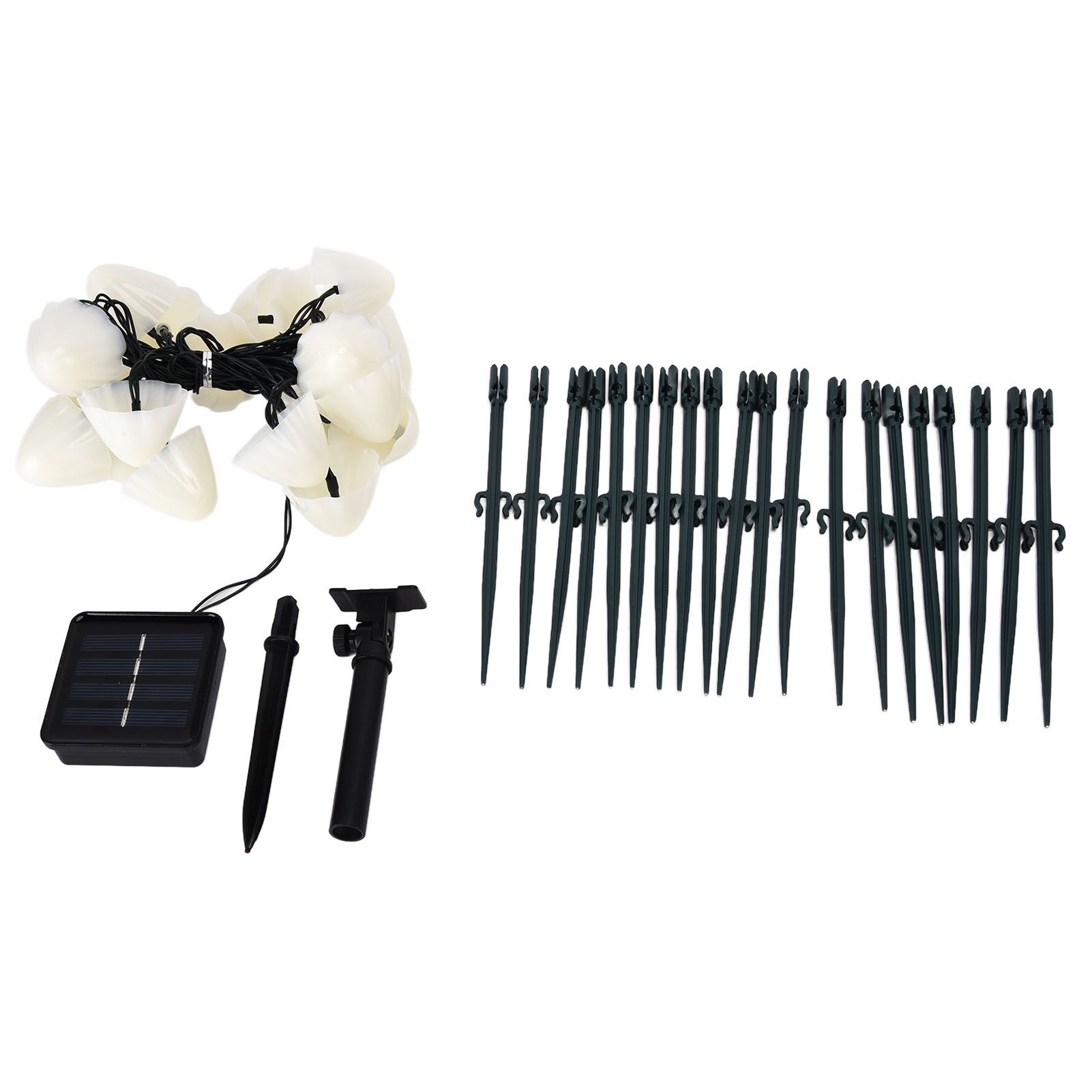 Solar Light String Waterproof Outdoor Garden Landscape Light 20LEDs 8 Lighting