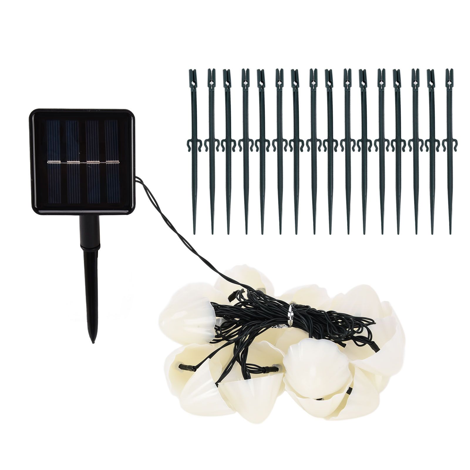 Solar Light String Waterproof Outdoor Garden Landscape Light 20LEDs 8 Lighting view 3