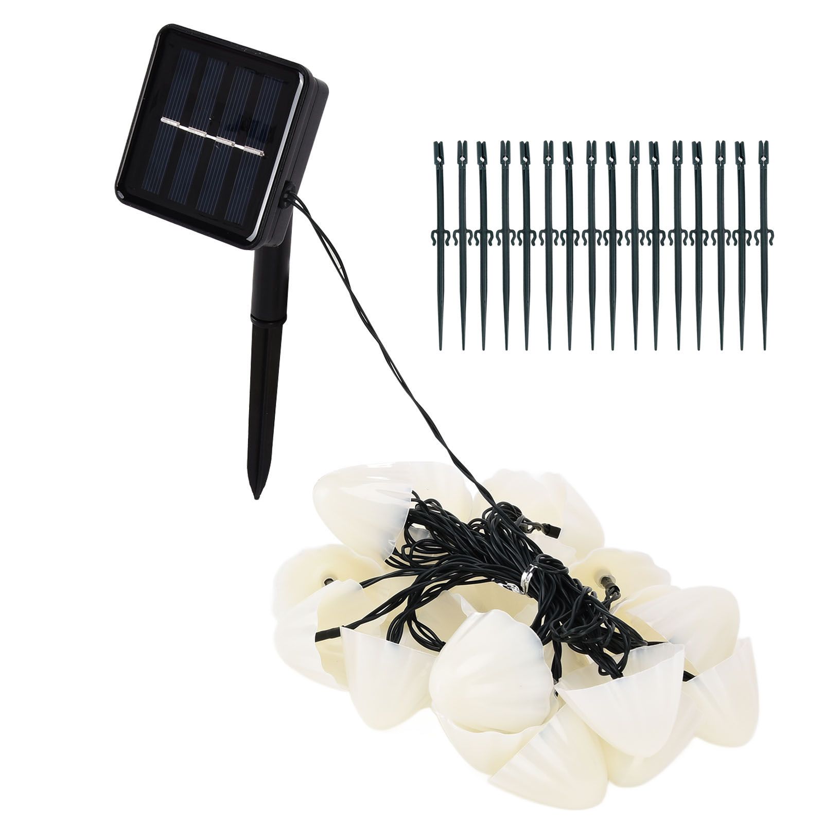 Solar Light String Waterproof Outdoor Garden Landscape Light 20LEDs 8 Lighting view 6