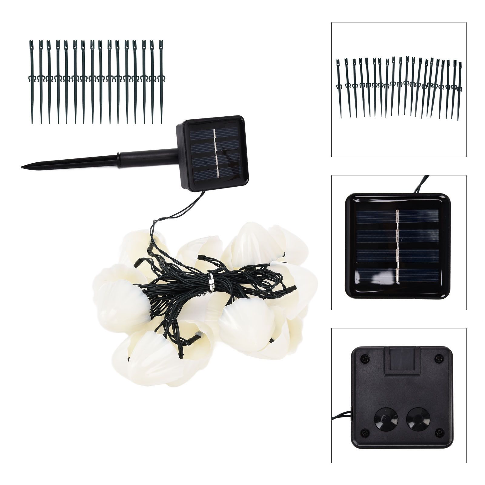 Solar Light String Waterproof Outdoor Garden Landscape Light 20LEDs 8 Lighting view 10