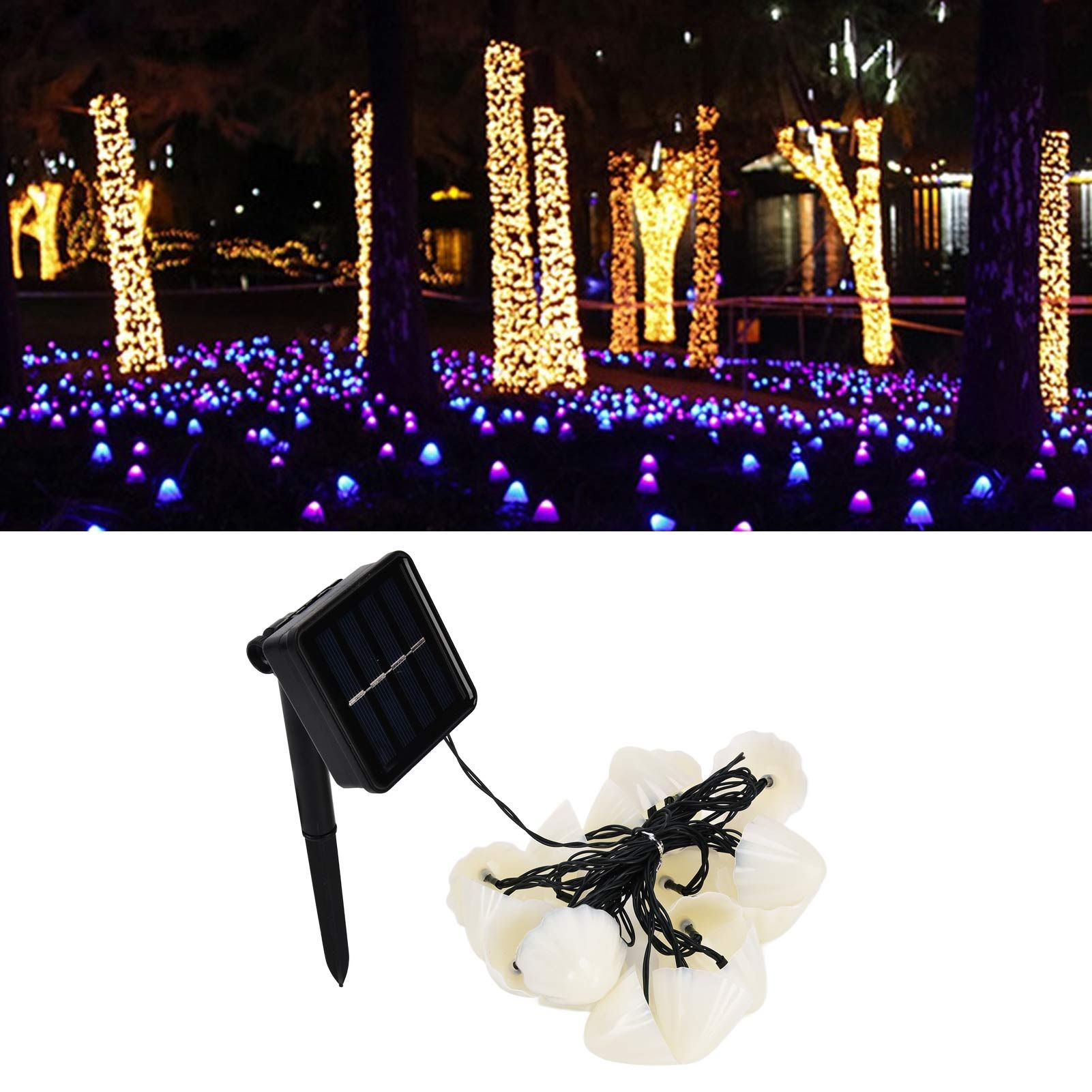 Solar Light String Waterproof Outdoor Garden Landscape Light 20LEDs 8 Lighting view 11