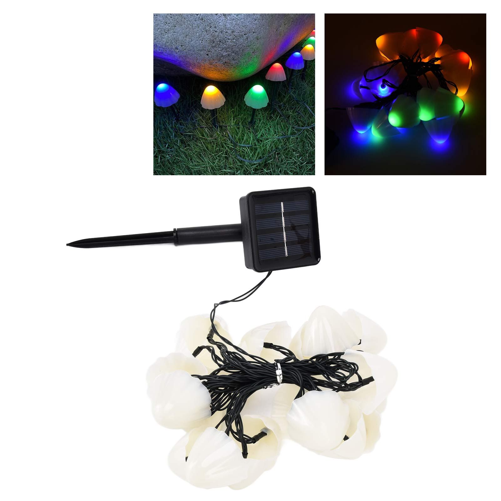 Solar Light String Waterproof Outdoor Garden Landscape Light 20LEDs 8 Lighting view 12