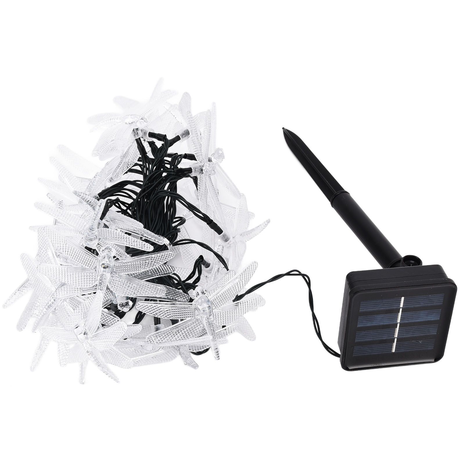 Dragonfly Solar String Lights 30LEDs Solar Powered Fairy Lights Waterproof view 5