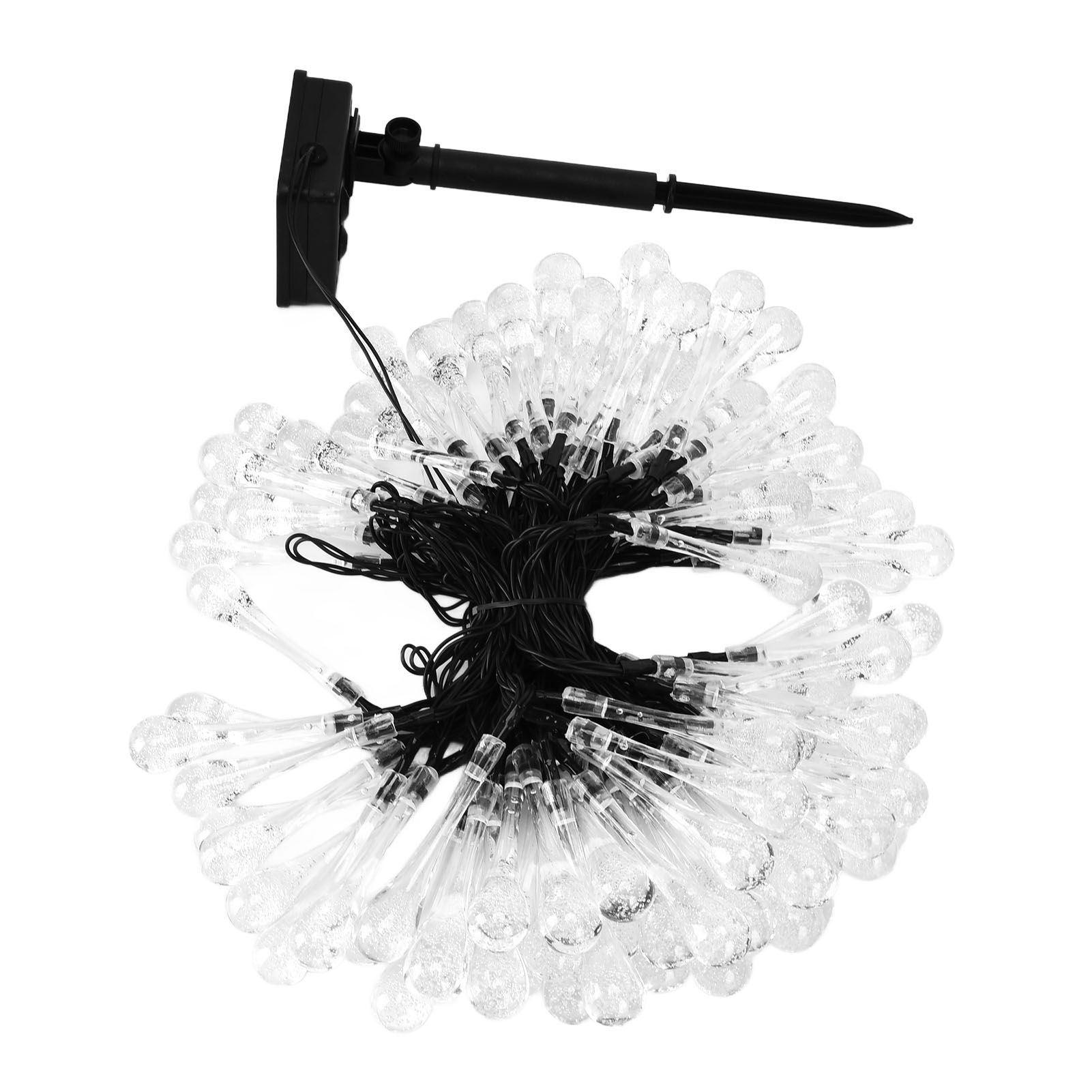 100LEDs String Lights Solar Powered Fairy Lamp 12m/39.3ft Waterproof Drop view 8