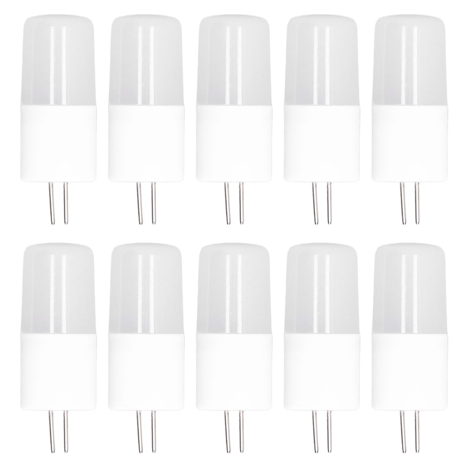 10PCS G4 Light Bulb Warm White LED Light Ceiling Lamp Bulb AC12V Wall Lamp