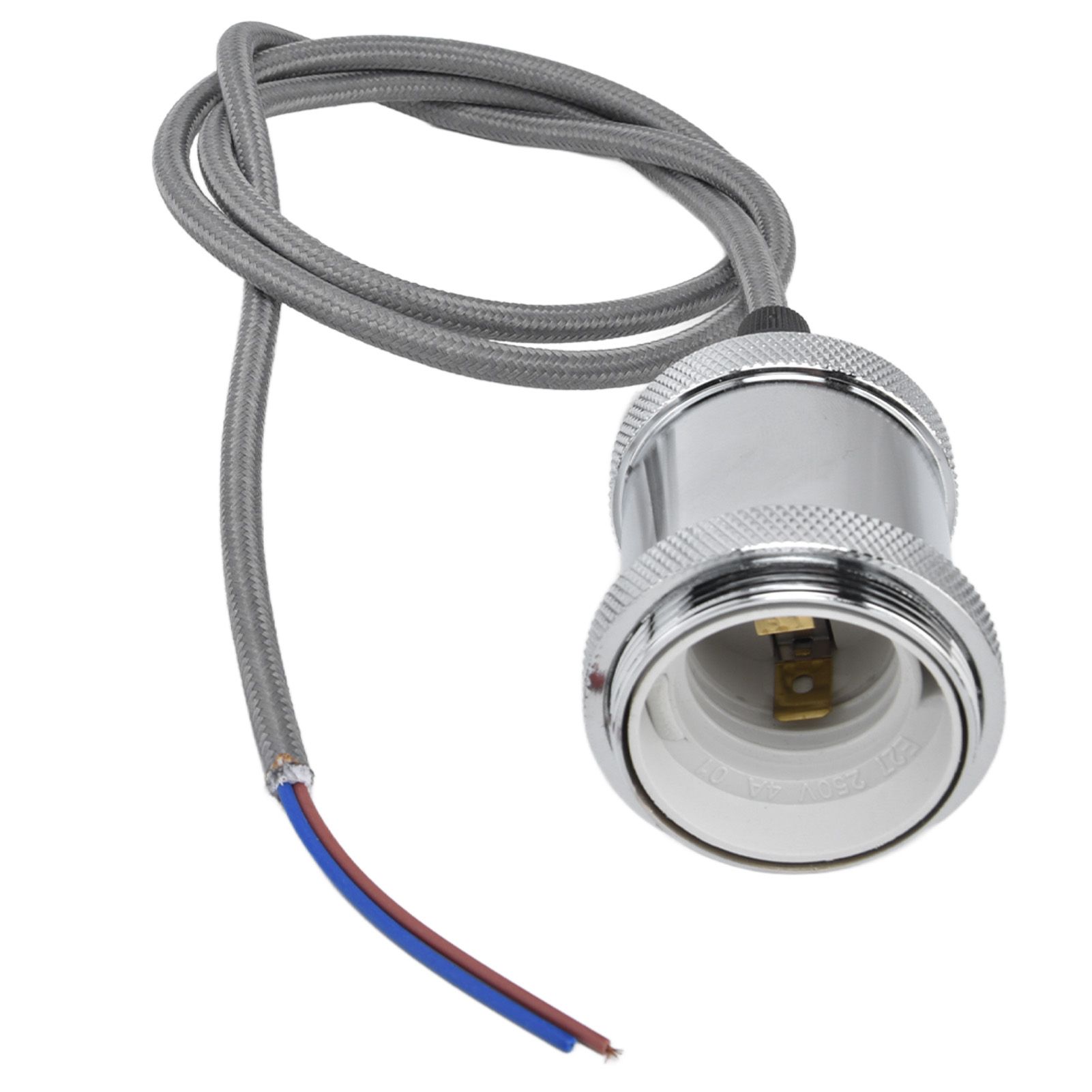 E27 Lamp Holder with Cord Vintage Pendant Light Lampholder for Bedroom 100‑240V view 7