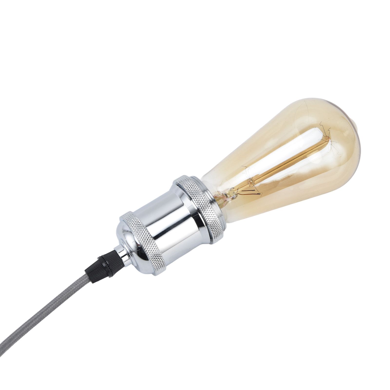 E27 Lamp Holder with Cord Vintage Pendant Light Lampholder for Bedroom 100‑240V view 15