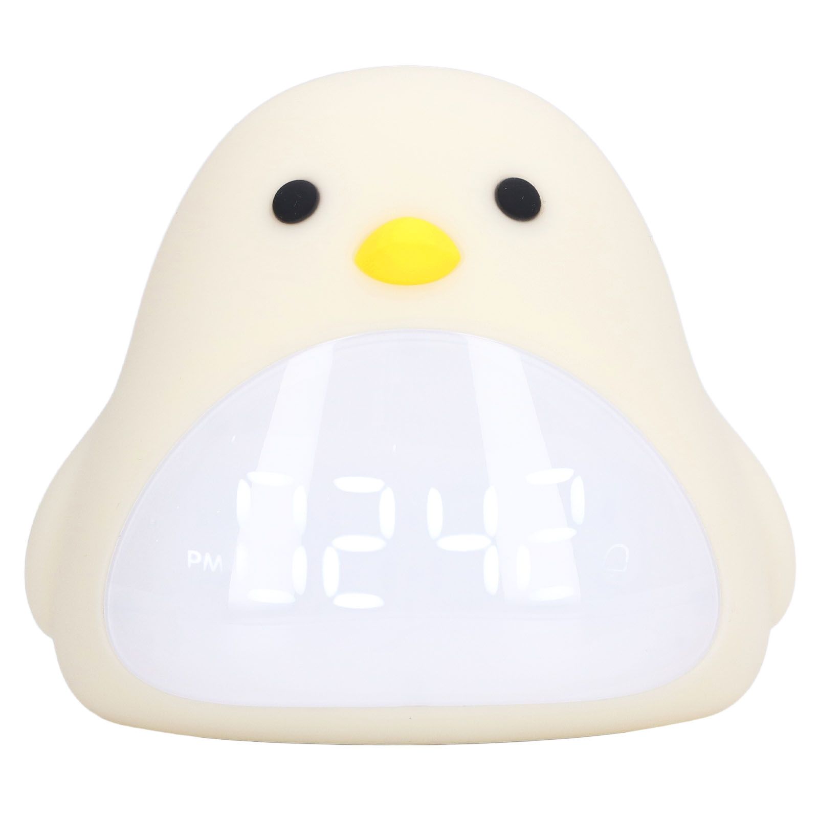 Cute Bird Alarm Clock Light LED Night Lamp USB Charging Cartoon Clock Night view 3