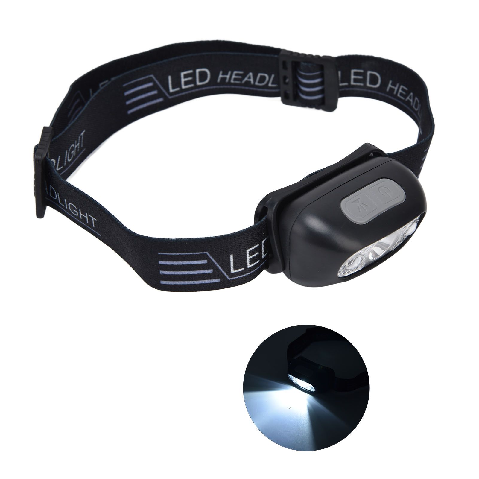 LED Headlamp Multifunctional Adjustable Angle Waterproof USB Charging Motion view 10