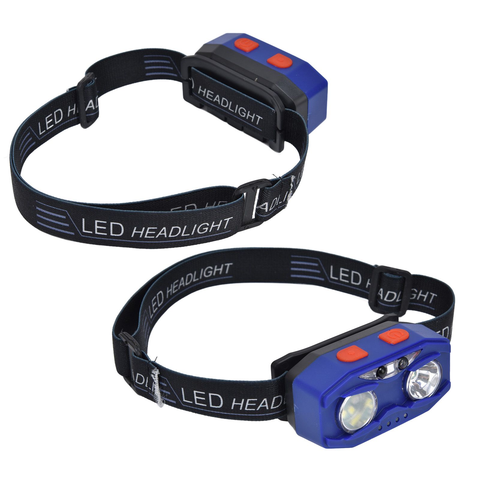 LED Headlamp Smart Switch Waving Induction USB Charging Waterproof Dual Light view 9