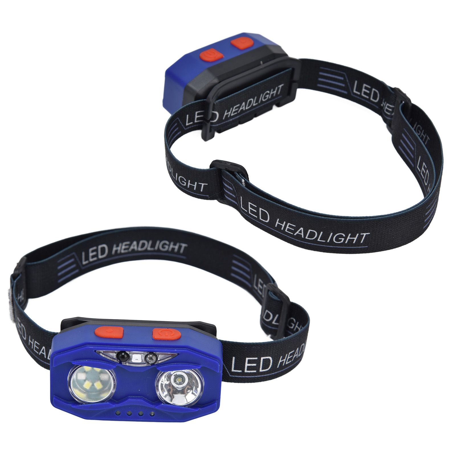 LED Headlamp Smart Switch Waving Induction USB Charging Waterproof Dual Light view 10