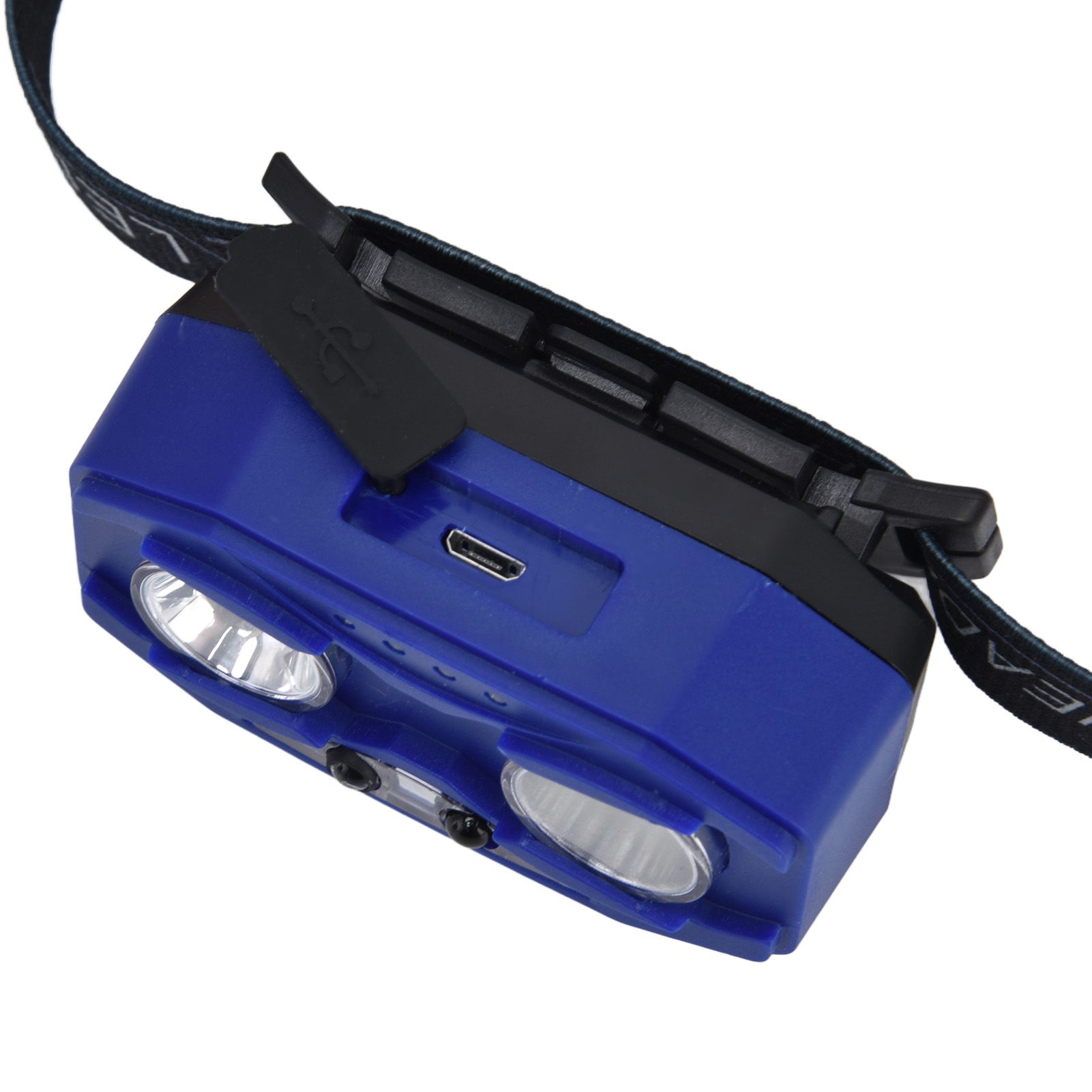 LED Headlamp Smart Switch Waving Induction USB Charging Waterproof Dual Light view 13