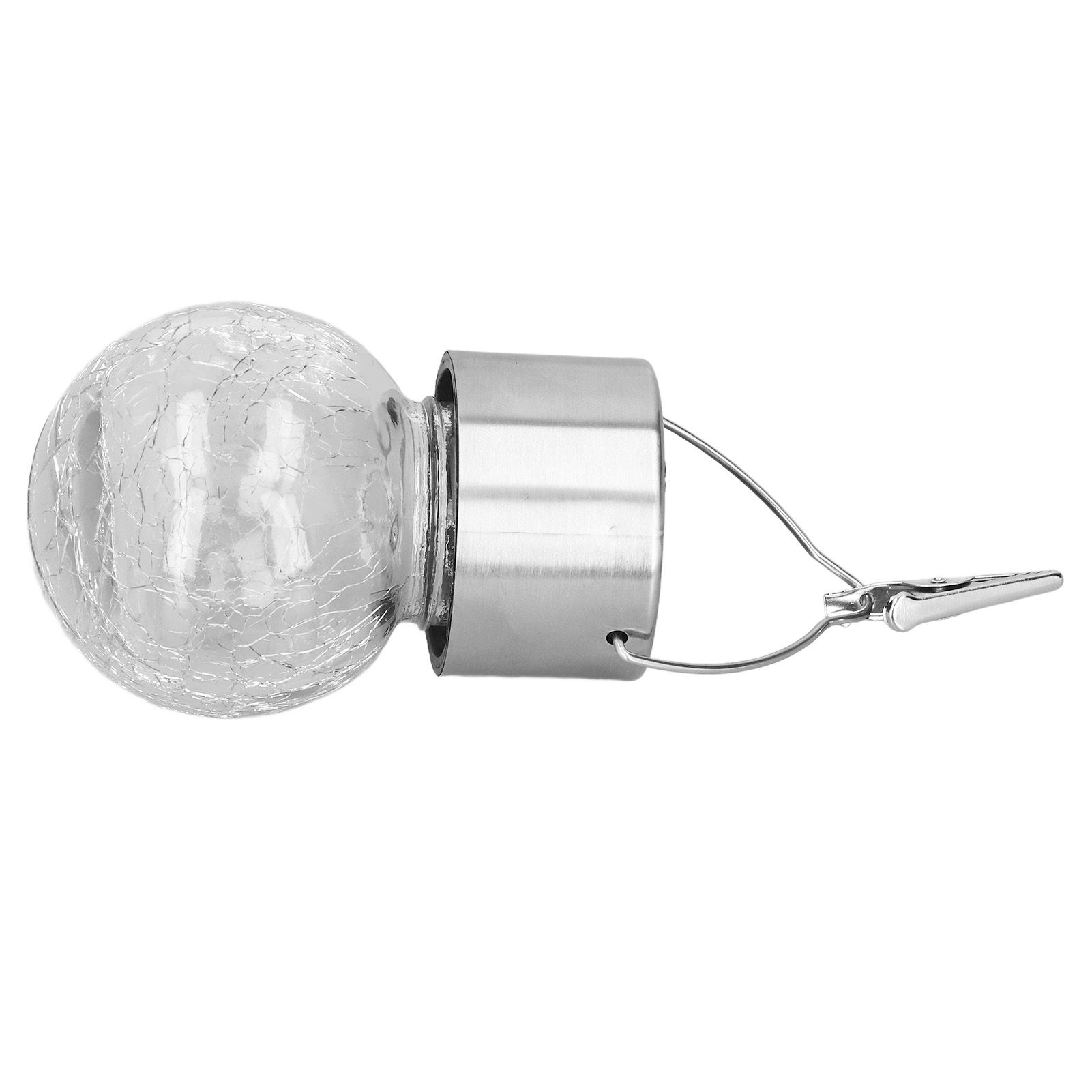 Hanging Solar Lights Glass Ball Shape Crack Pattern Energy Saving Solar view 5