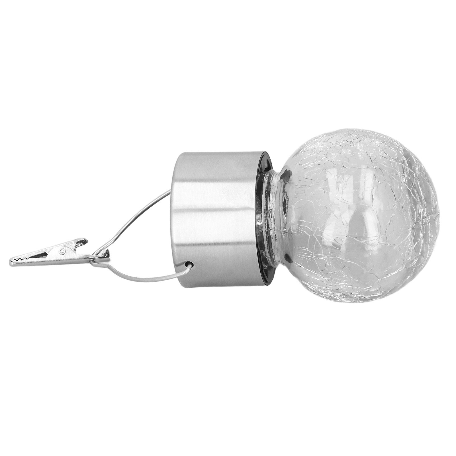 Hanging Solar Lights Glass Ball Shape Crack Pattern Energy Saving Solar view 6