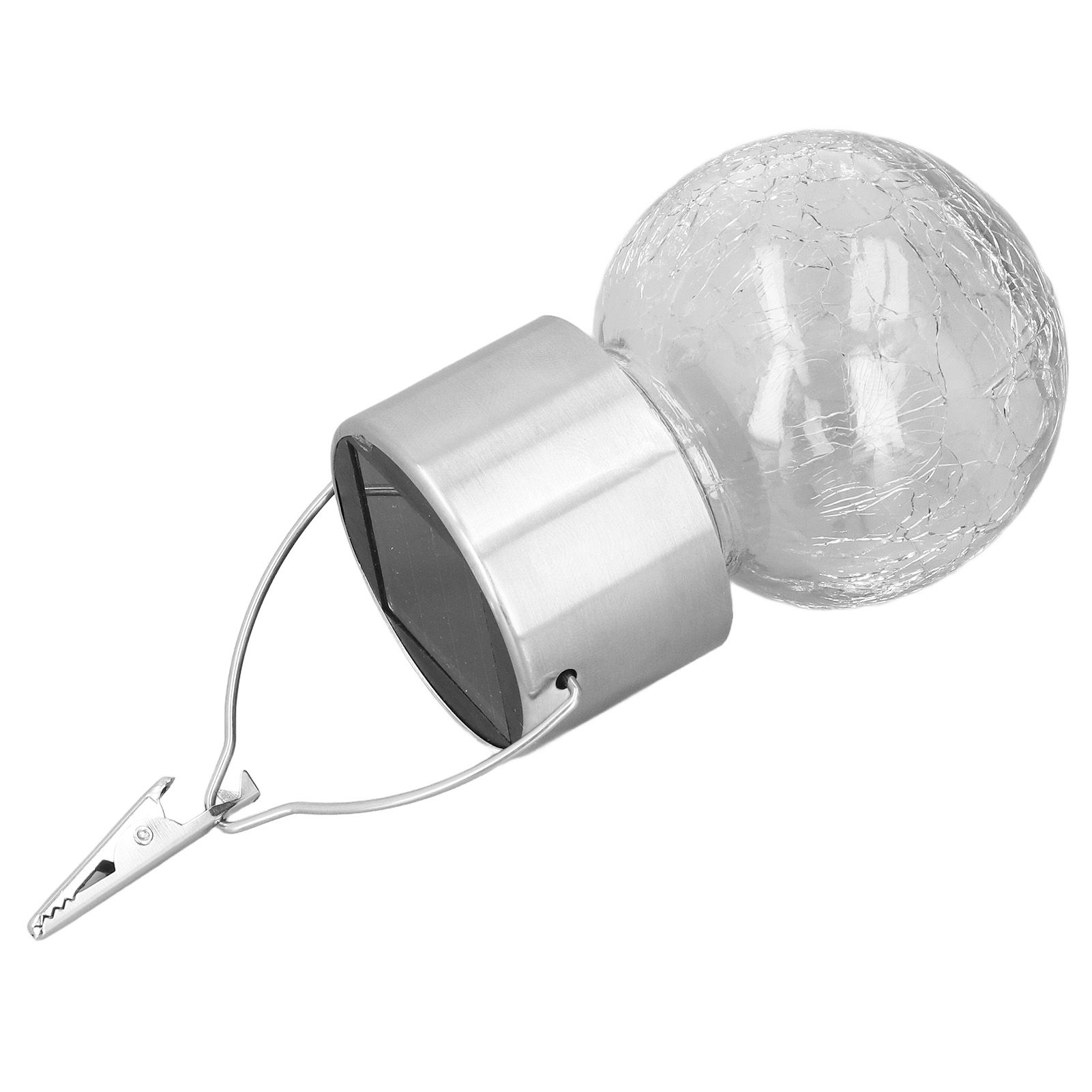 Hanging Solar Lights Glass Ball Shape Crack Pattern Energy Saving Solar view 7