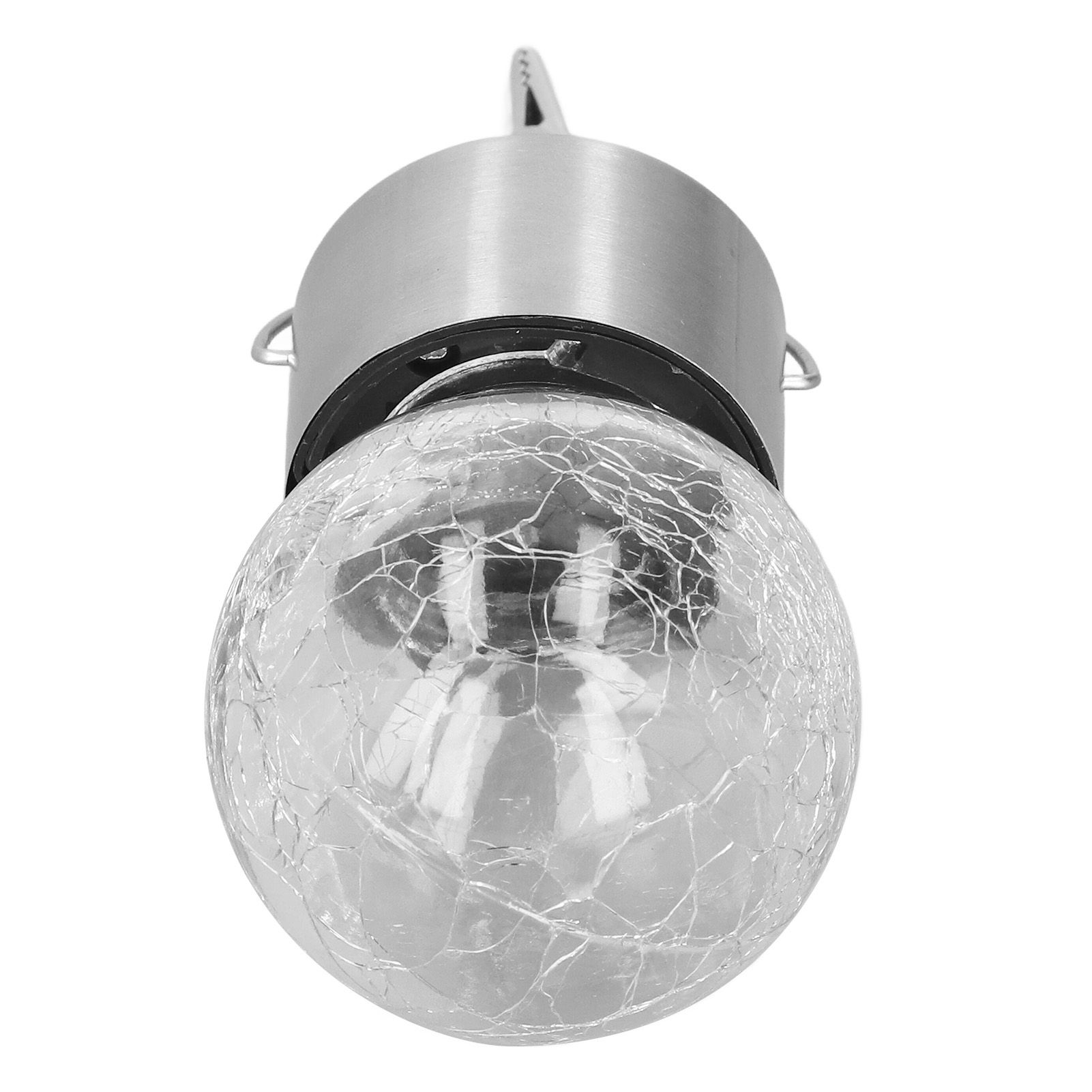 Hanging Solar Lights Glass Ball Shape Crack Pattern Energy Saving Solar view 8