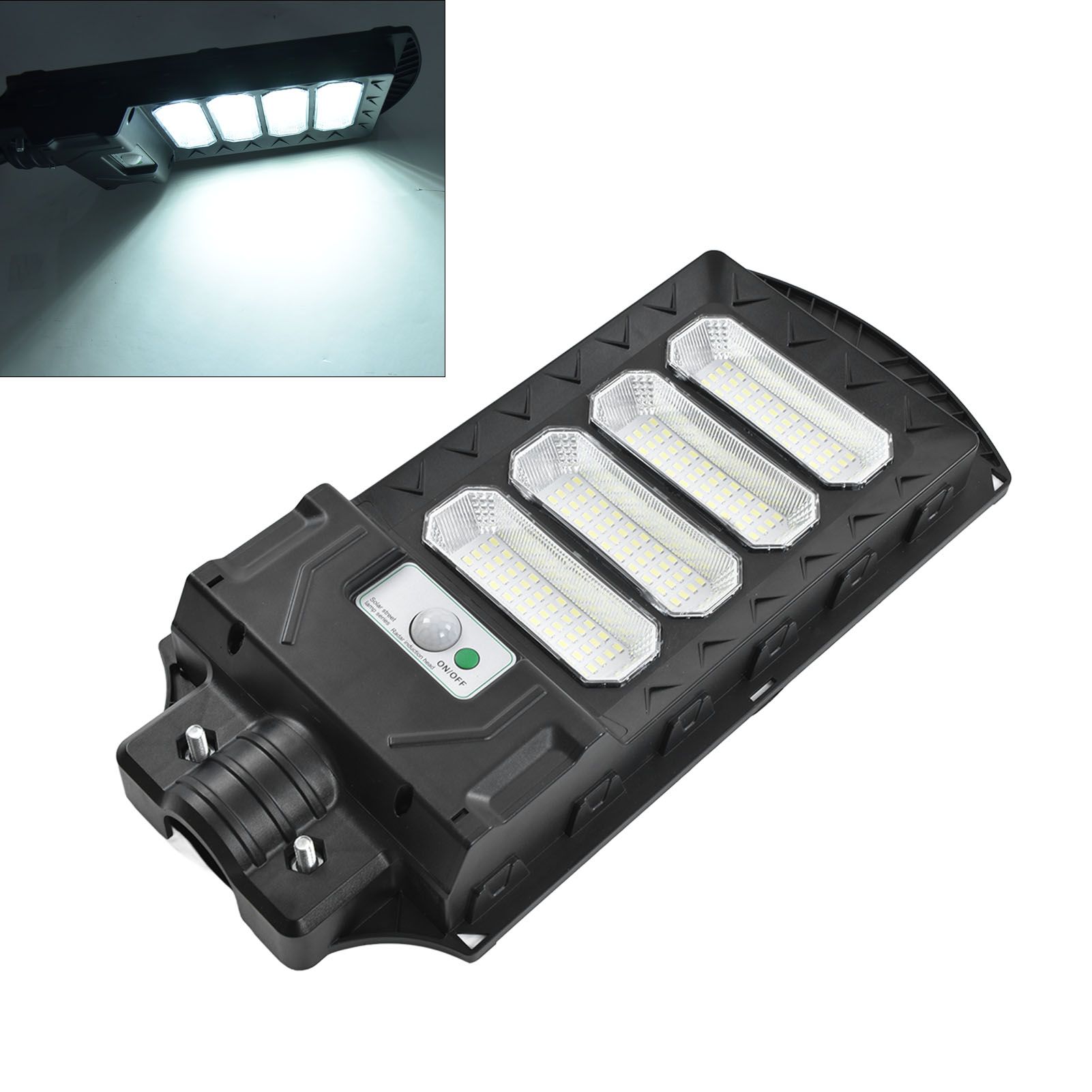 Solar Street Light 200LED IP65 Waterproof 300W Motion Sensor Timing Outdoor view 10