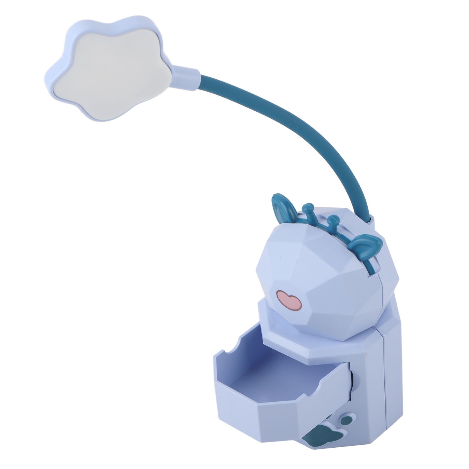 Kids Reading Light Cute Design USB Charging Warm Light 360 Degrees Gooseneck view 2