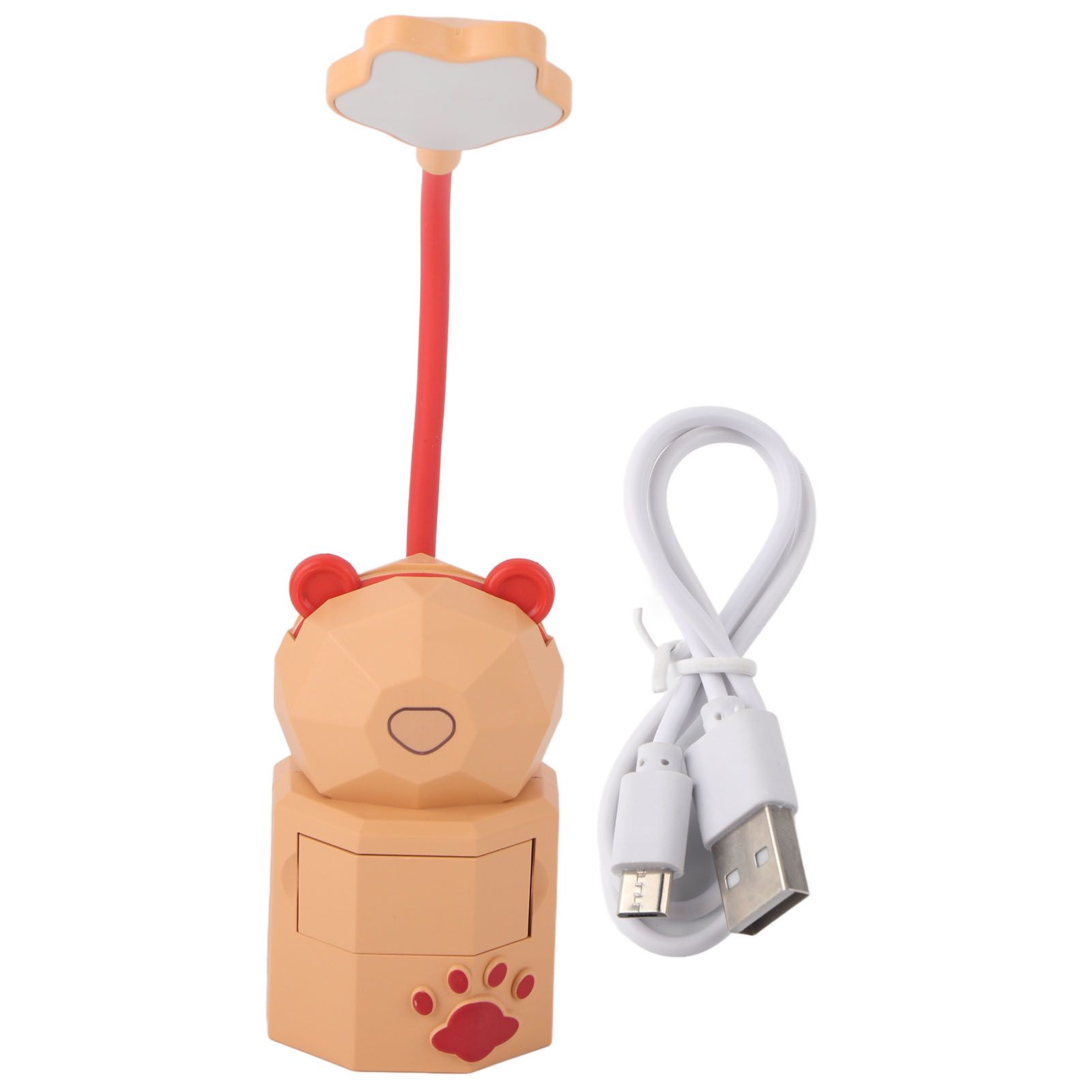 LED Cartoon Desk Lamp Eye Protection Reading Night Light USB Charging Table