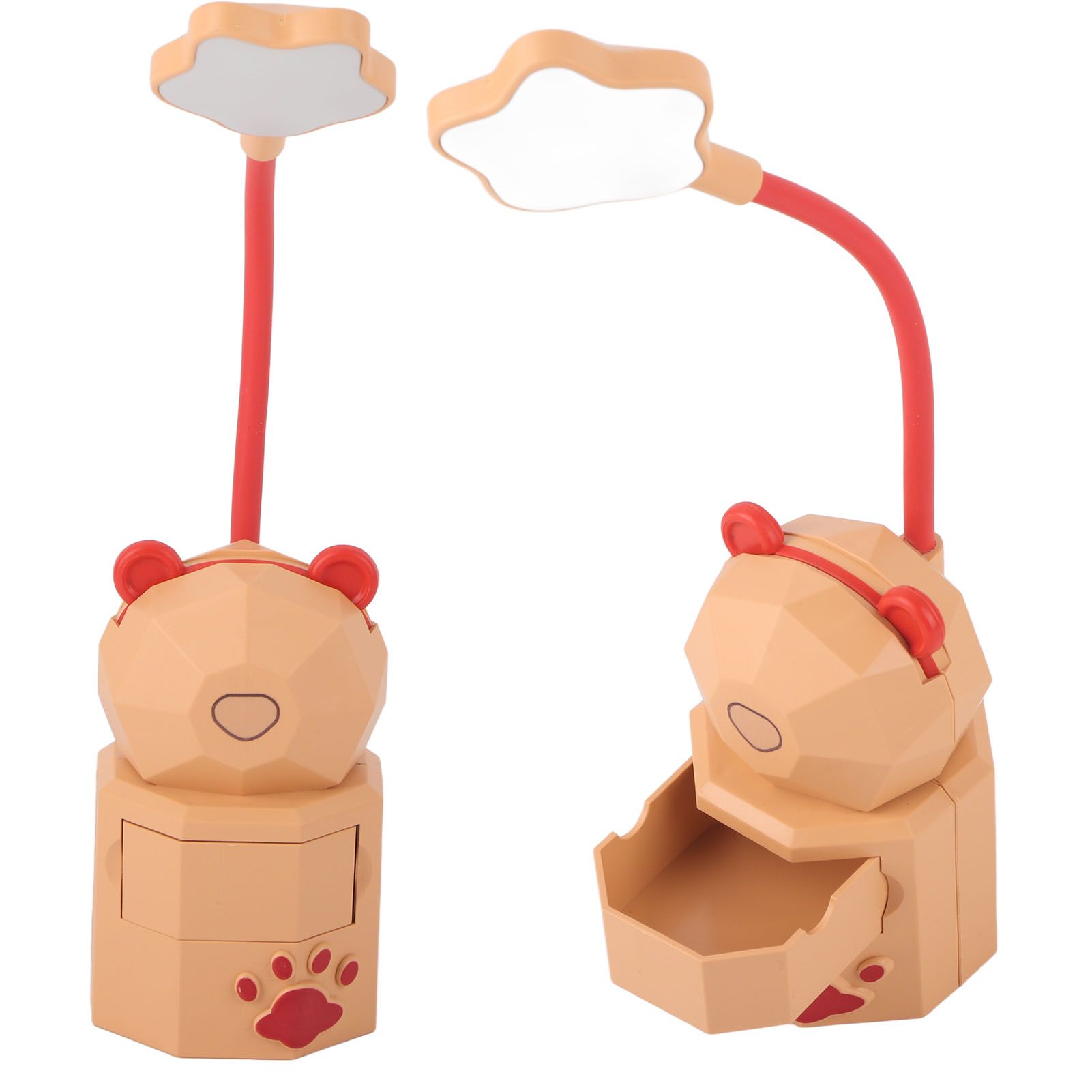 LED Cartoon Desk Lamp Eye Protection Reading Night Light USB Charging Table view 10