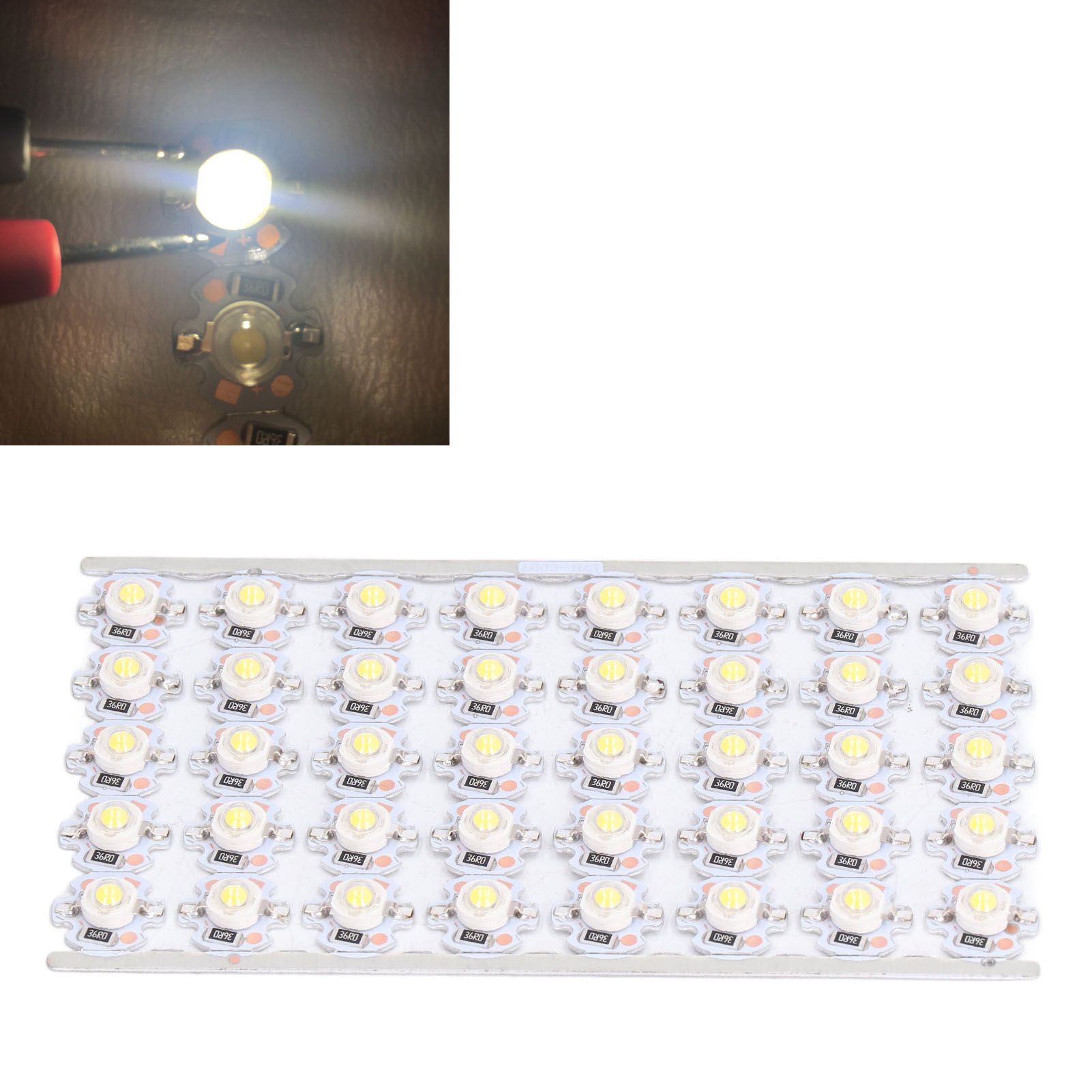 LED Chip Bulb High Brightness Energy Saving DIY Lamp Beads with Aluminum Plate view 9